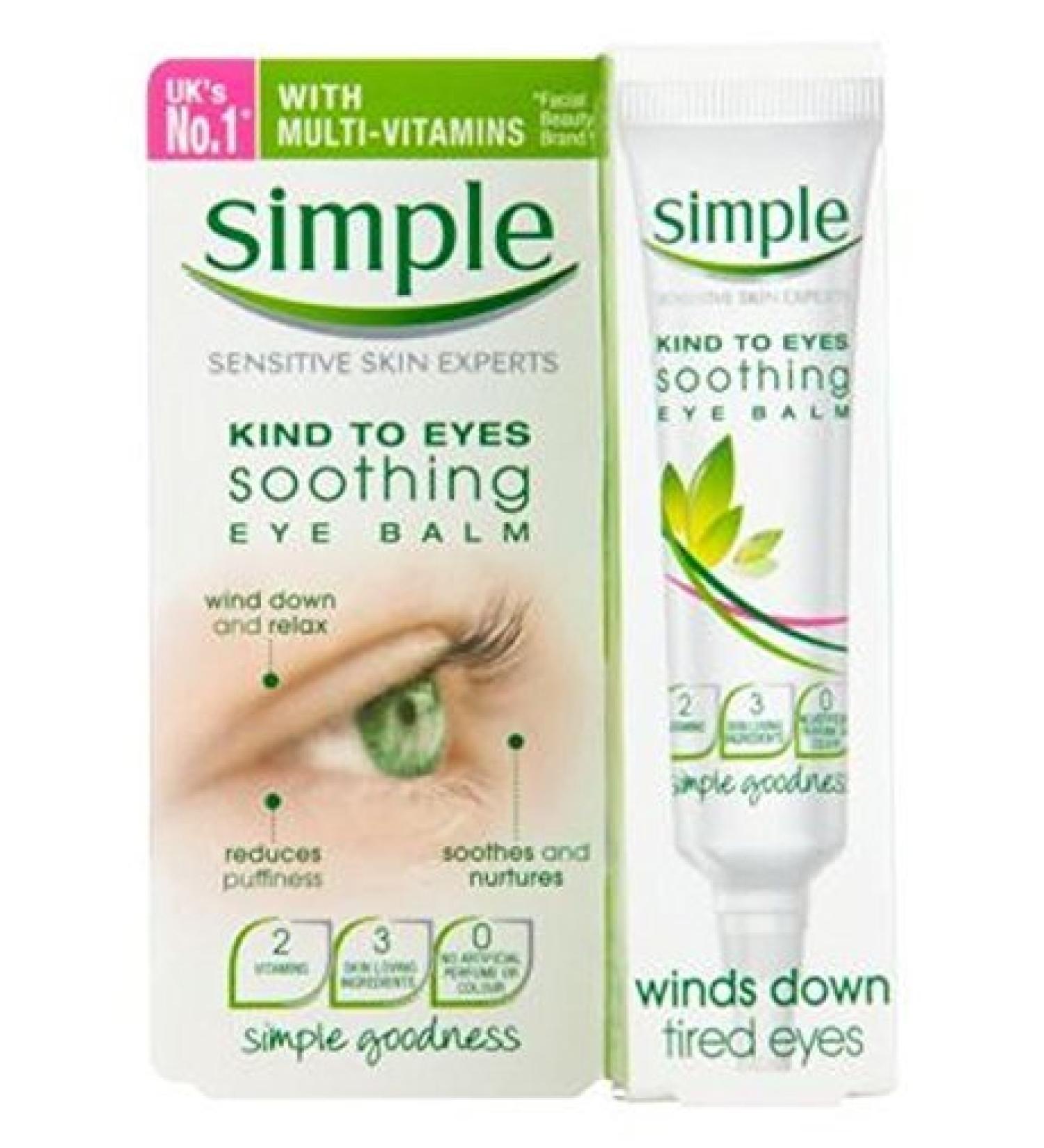 Simple Simple Pack of 2 Soothing Eye Balm 15 ml