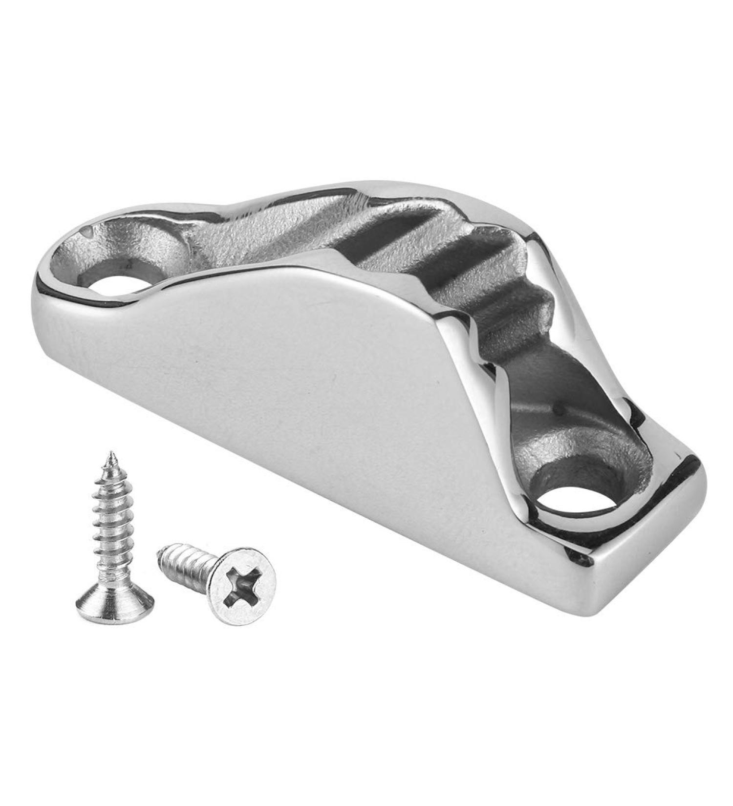 Stainless Steel Boat Clam Cleat for Rope - Acouto Rope Line Clamp | Marine Hardware Parts for Sailing, Kayak & Marine Accessories - Buy Online on GoSupps.com