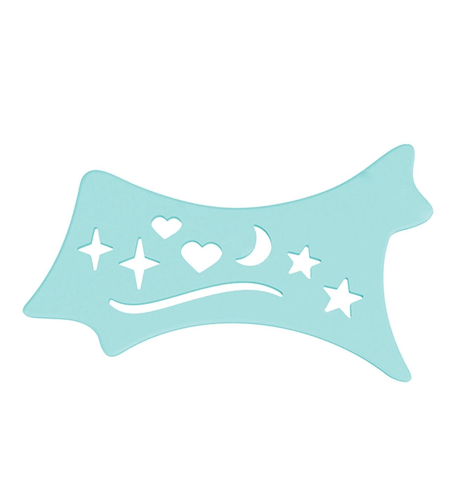 Eyeliners Stencils Wing Tips - Soft Precision Eyeliners Tool - Reusable Cleaning Cloths Eye Liners Contour for Makeup Beginners & Beauty Lovers Blue - Buy Online on GoSupps.com