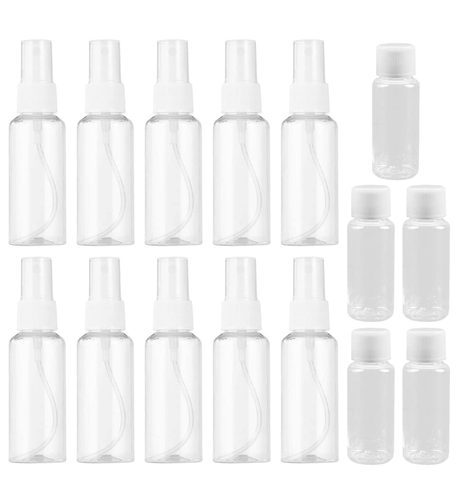 Tomedeks Travel Bottles Set - 18 PCS Airline-Approved Toiletries Container for Cosmetics & Makeup - Perfect for Travel - Buy Online on GoSupps.com