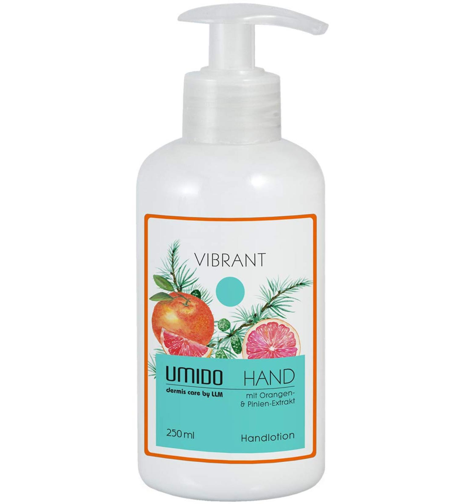 UMIDO HAND-LOITION Donation 250 ml orange extract & pine extract |Without Parabens |Hand cream |Cream |Care cream |Lotion |Skin care |Hand care