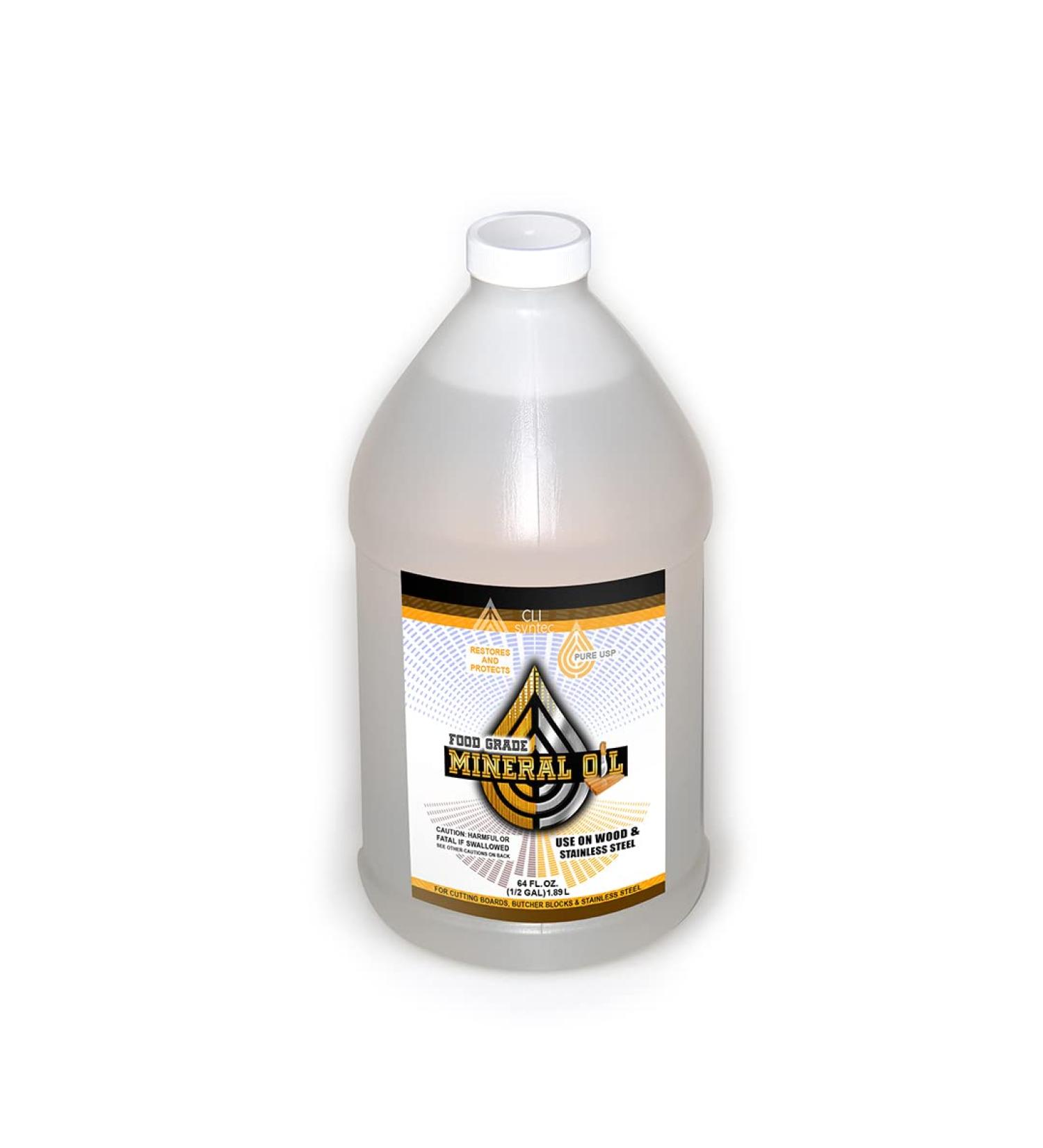 Buy Food Grade Pure Mineral Oil - 64 oz. for Wood & Stainless Steel | Safe Effective & International Shipping - Buy Online on GoSupps.com