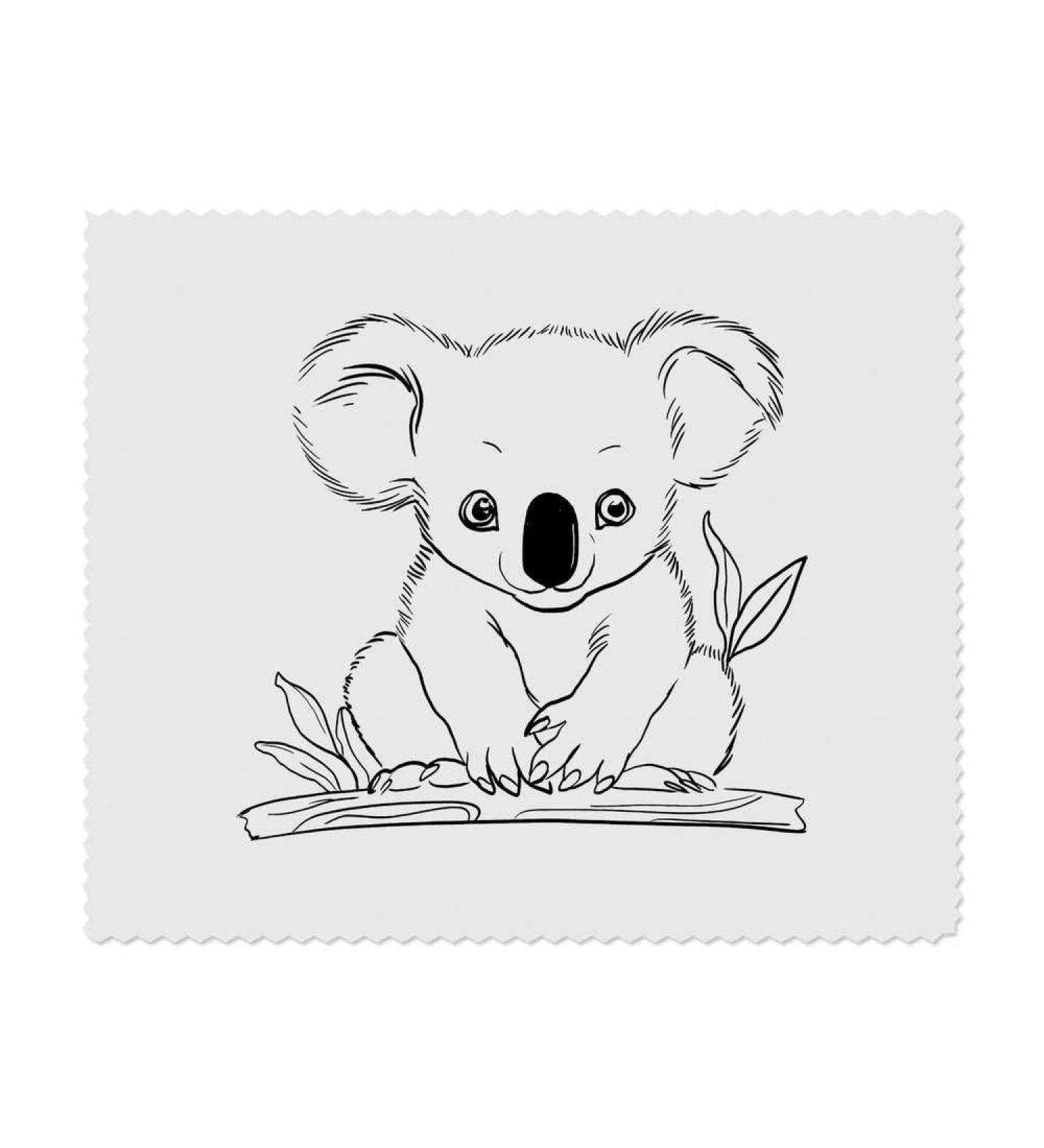 2 x Baby Koala Microfiber Lens Cleaning Cloths - Ultra Soft Glasses Cleaner for Kids & Adults - International Shipping Available - Buy Online on GoSupps.com