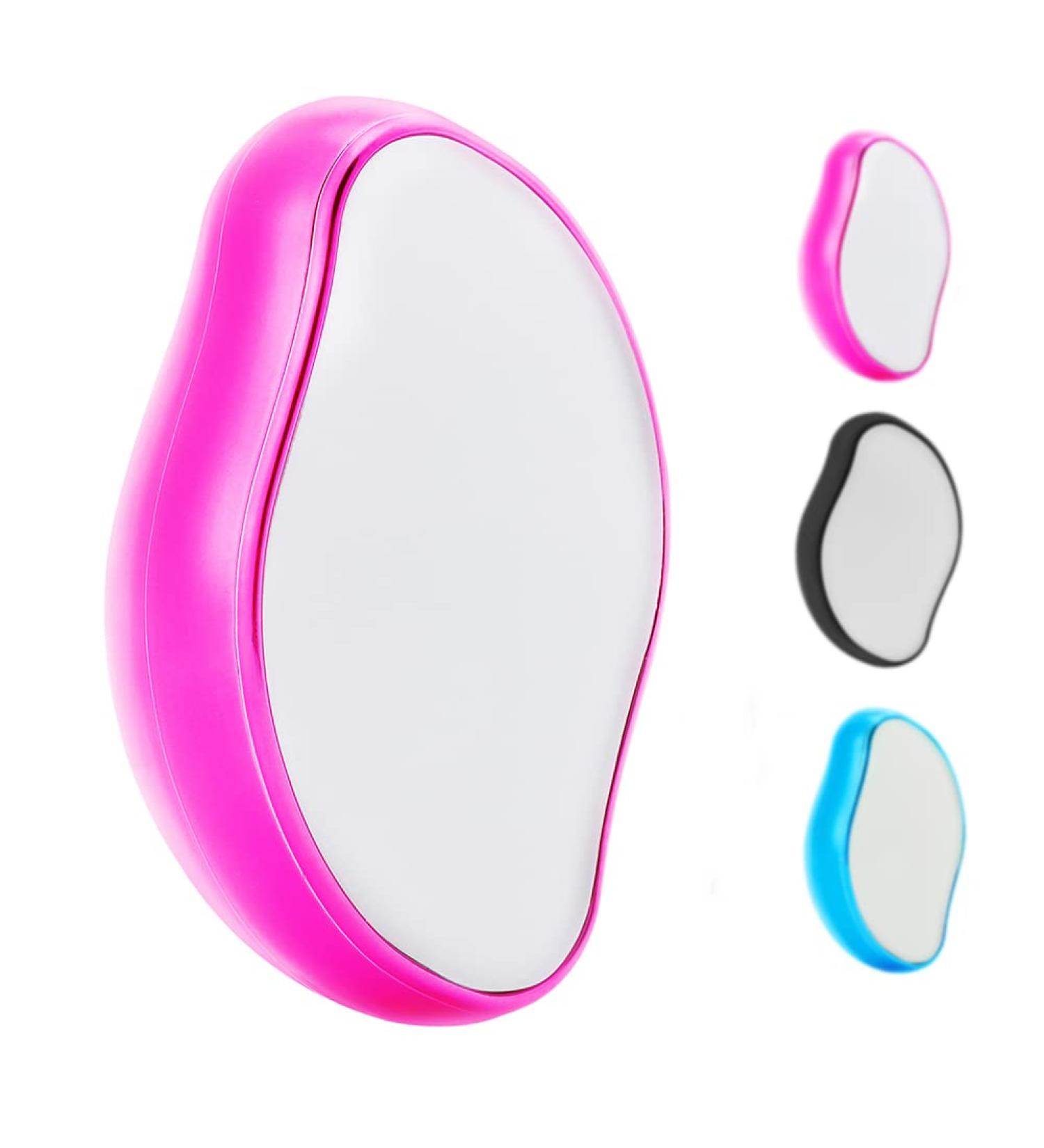 Hairo Crystal Hair Eraser Stone - Razorless Shave for Women and Men | Painless Exfoliating Hair Removal | Body Legs Arms Back | Rose Red - Buy Online on GoSupps.com