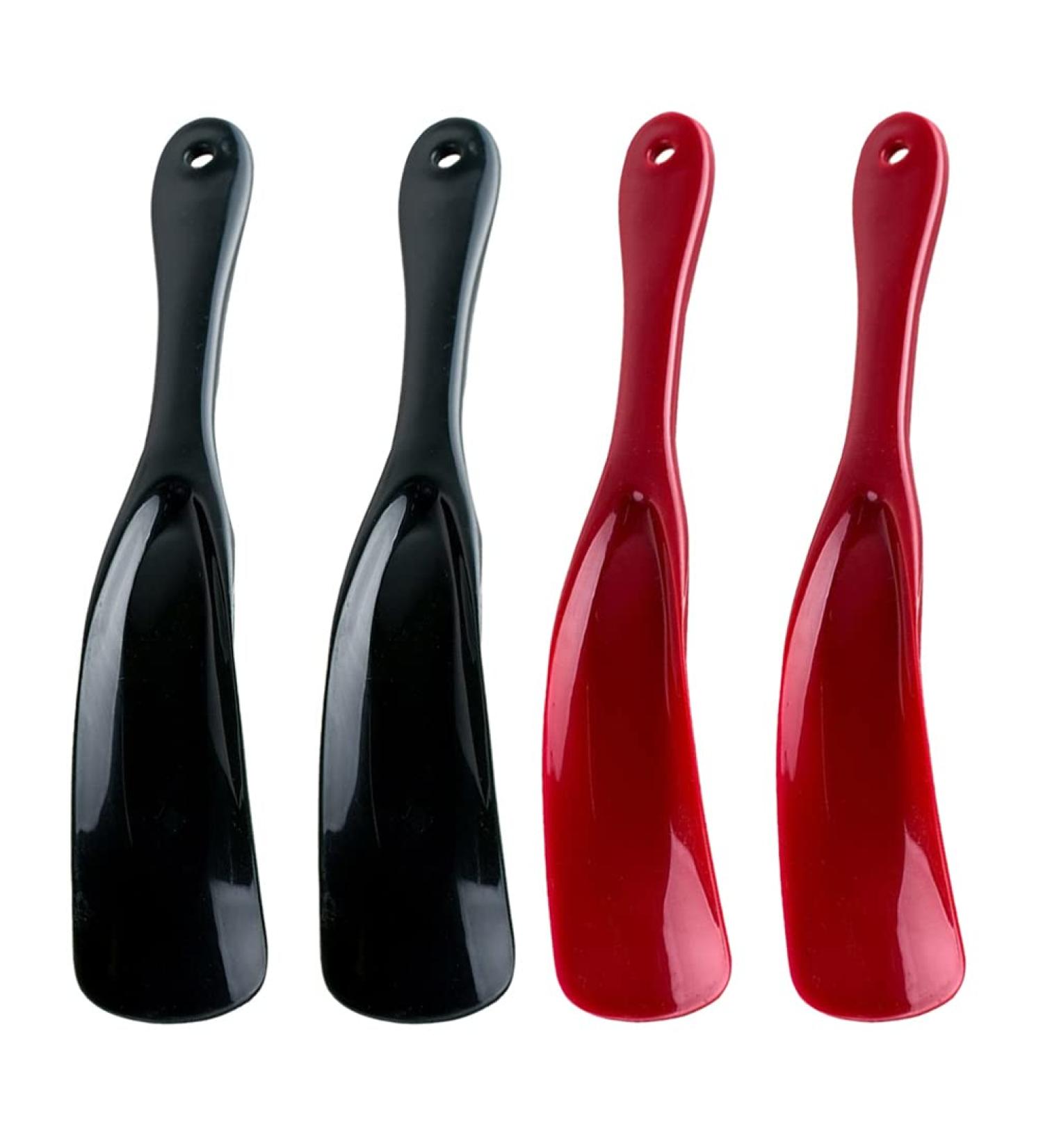 Beavorty Boot Jack 4Pcs Plastic Shoe Horn - Travel Shoe Lifter for Pregnancy Kids - Assorted Colors - Buy Online on GoSupps.com
