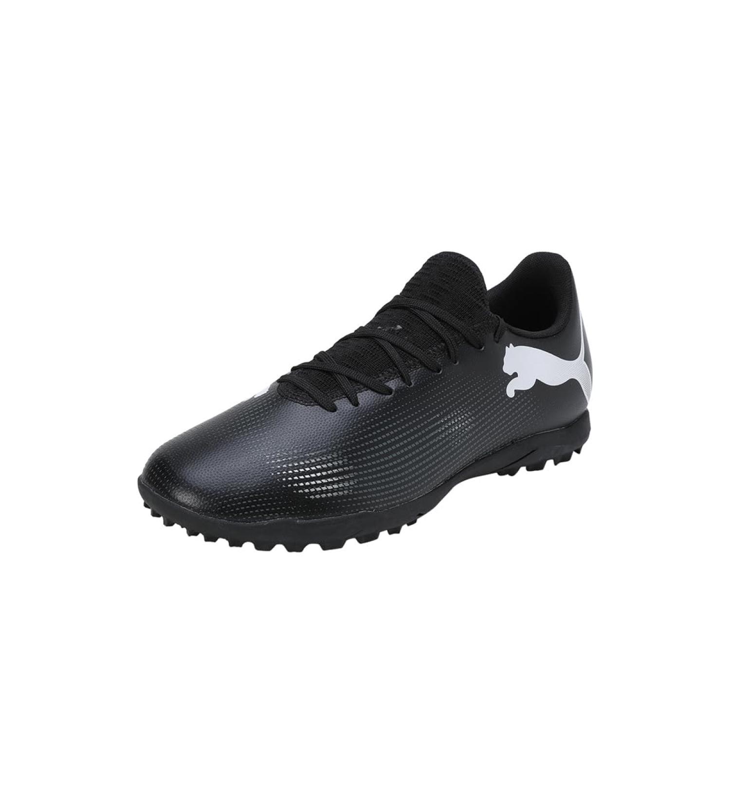 PUMA Men's Future 7 Play TT Soccer Shoe - Size 45 EU - Black & White - International Shipping Available - Buy Online on GoSupps.com