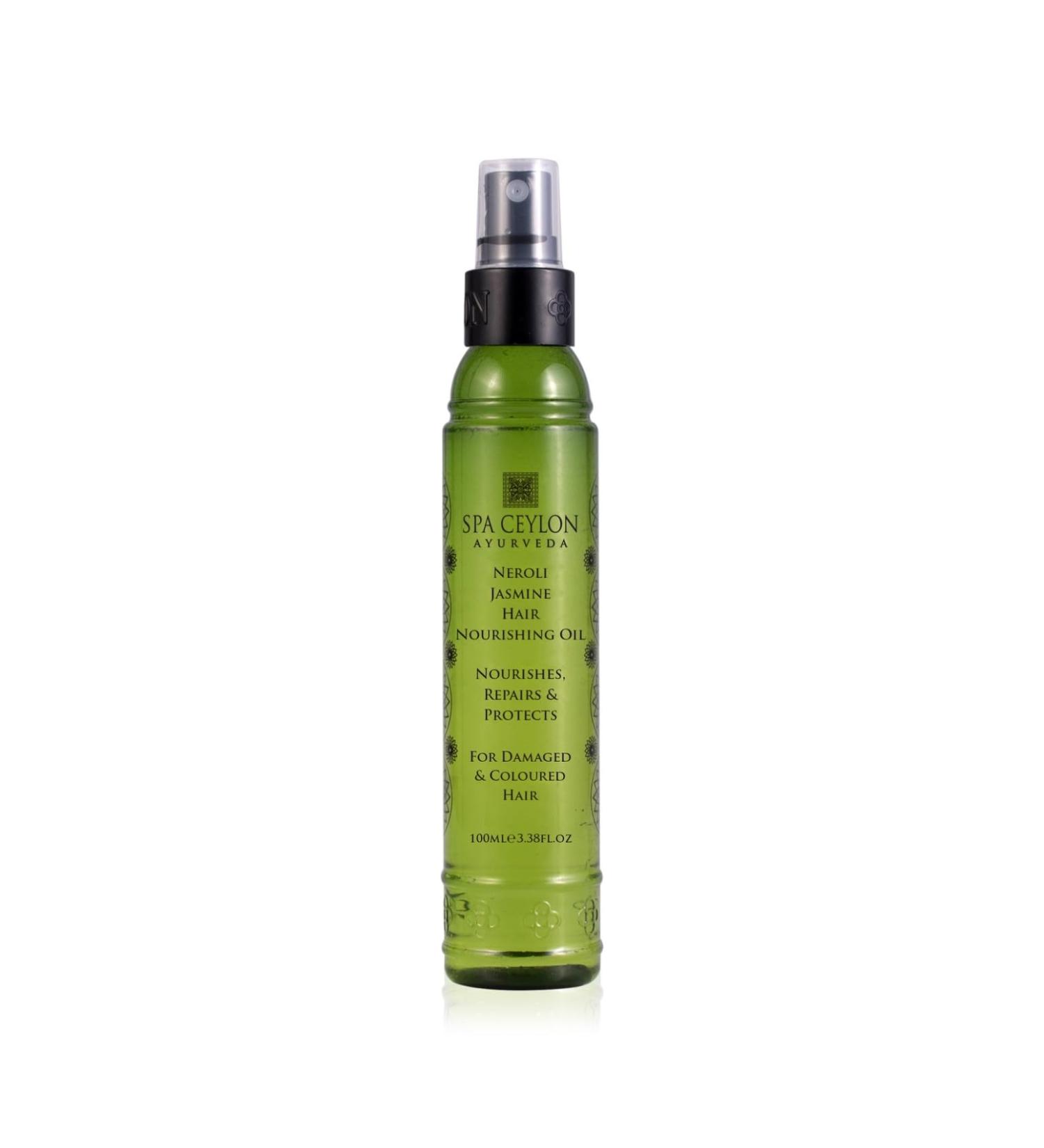 SPA CEYLON Neroli Jasmine Hair Nourishing Oil | Ayurvedic Repair for Damaged & Coloured Hair | Fragrant Jasmine Scent - Buy Online on GoSupps.com
