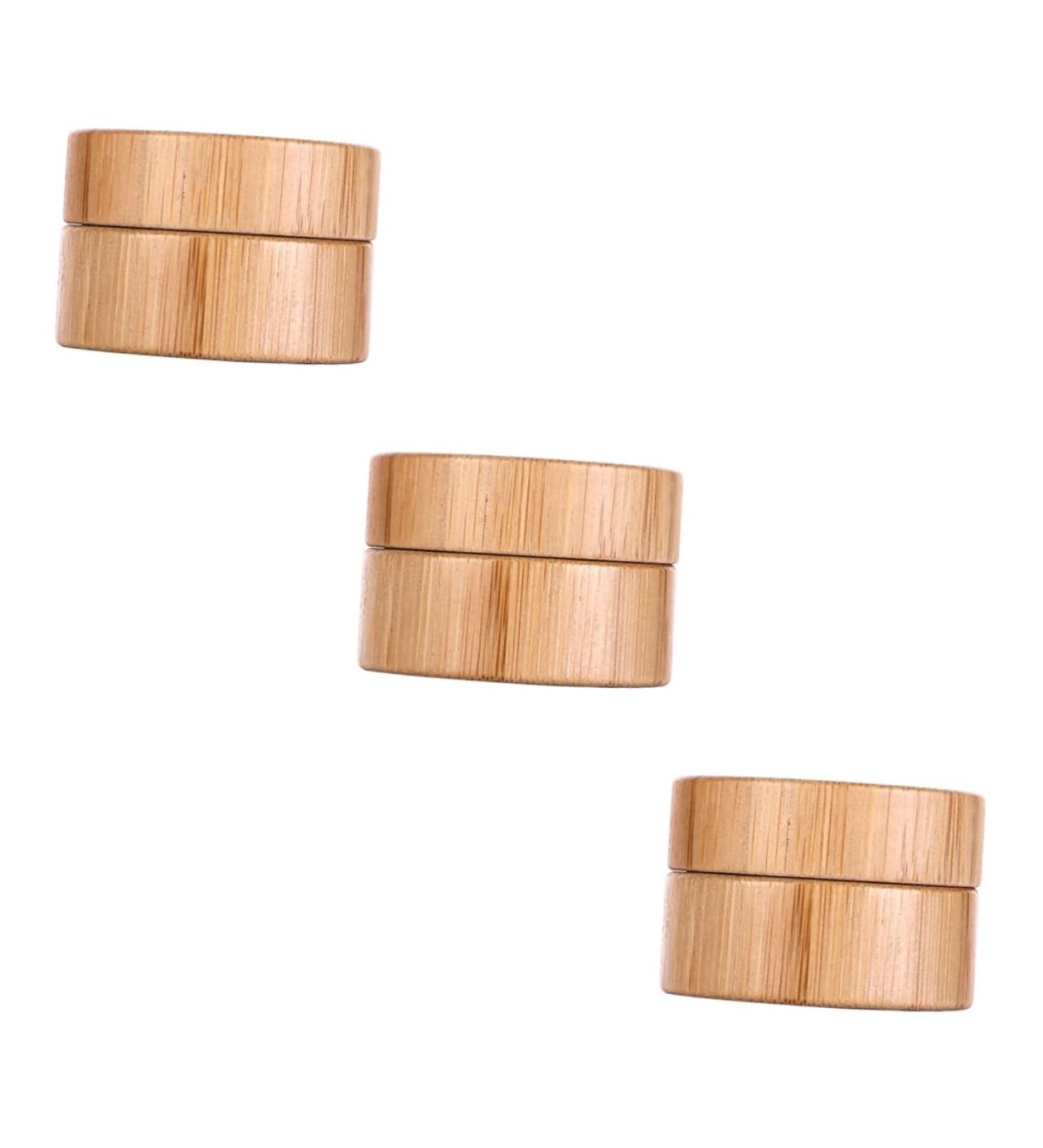 COHEALI Cosmetic Jar 3 pcs travel lotion container cosmetic pot travel bottles for cosmetics cream container box round 1 count (Pack of 1) Picture 1x3pcs - Buy Online on GoSupps.com