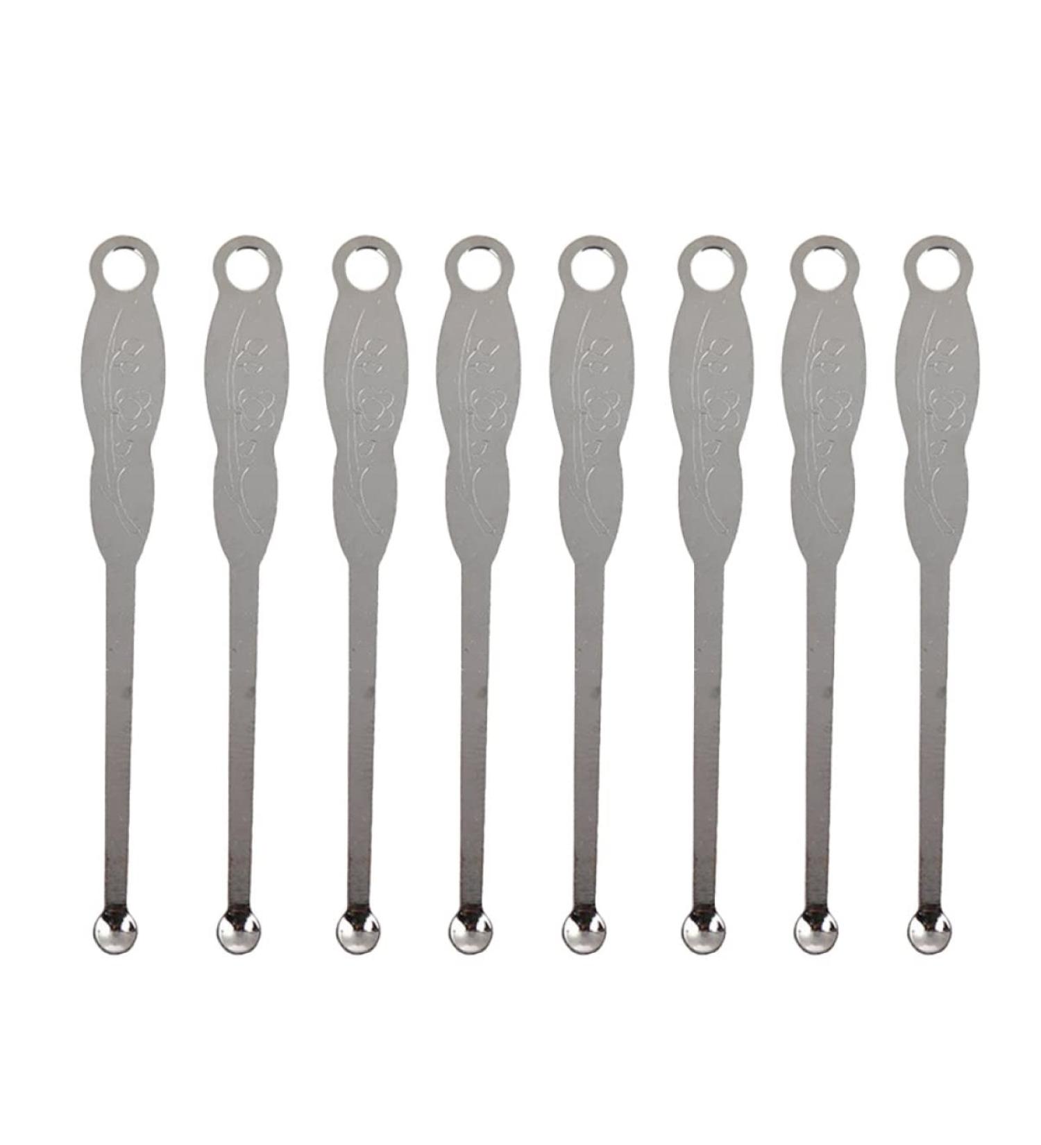 100pcs Stainless Steel Ear Pick Spoon Cleaner for Home - Portable Wax Remover Scoop - Buy Online on GoSupps.com