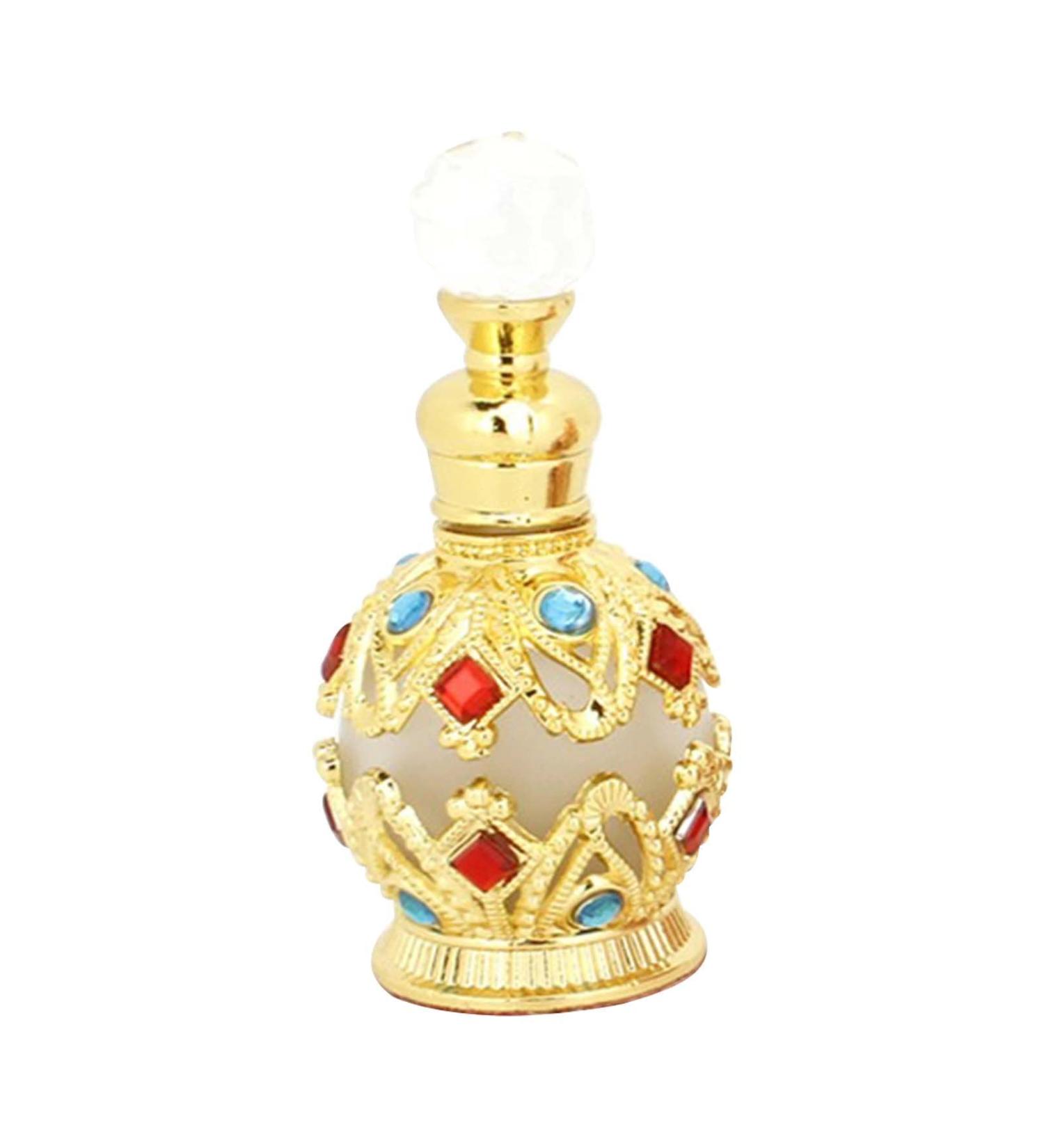 Womens Floral Perfume Fruit Gourmet Concentrated Perfume Oil Muslim Halal Dubai Retro Essential Oil Refined Retro Perfume Gift Lasting And Addictive Personal Perfume Oil Gold
