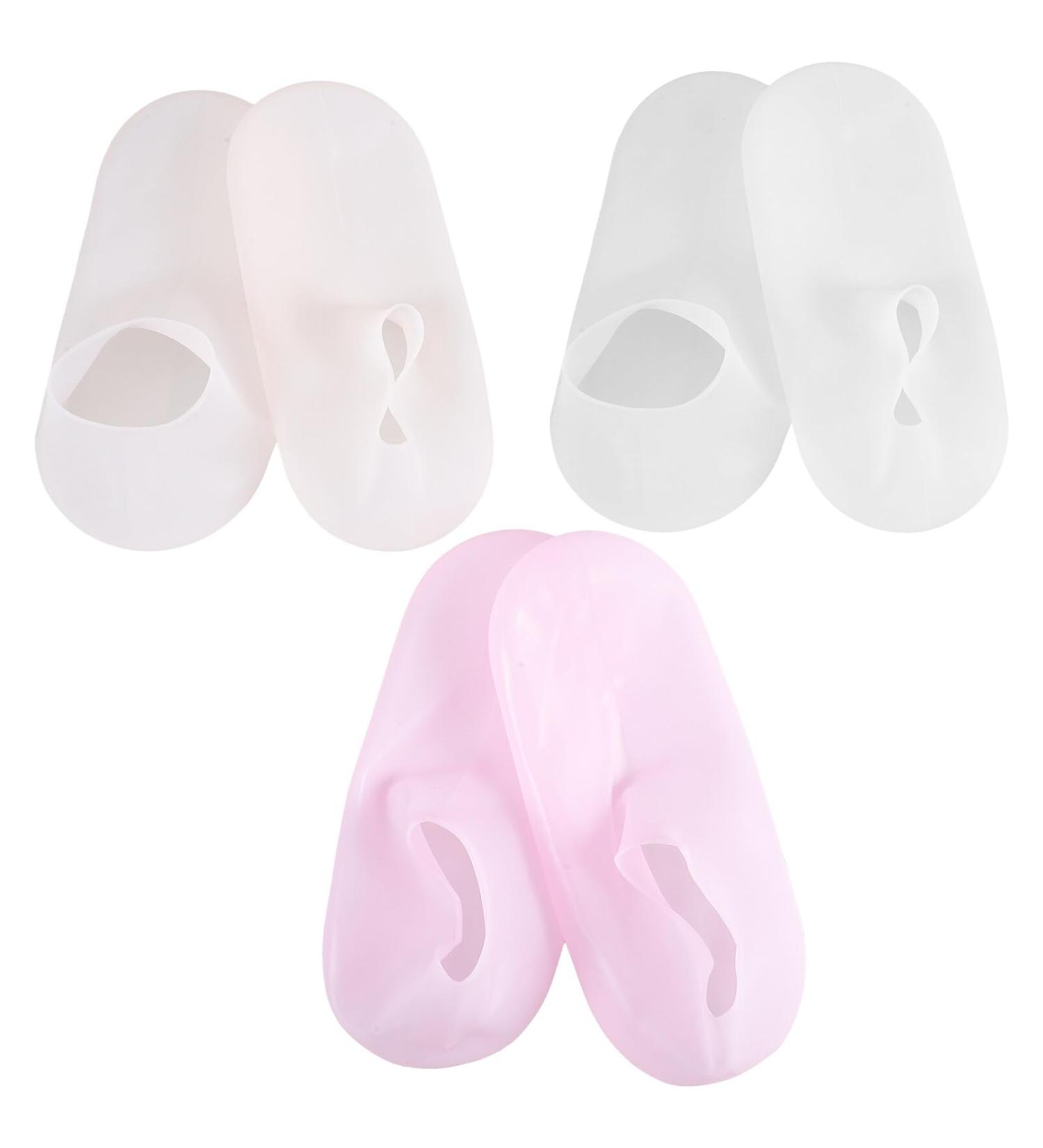 Healeved 3 Pairs Silicone Socks Moisturizing Foot Socks Soft Gel Socks Aloe Socks Spa Pedicure Socks for Women Repairing Dry Feet Cracked Heel - Buy Online on GoSupps.com