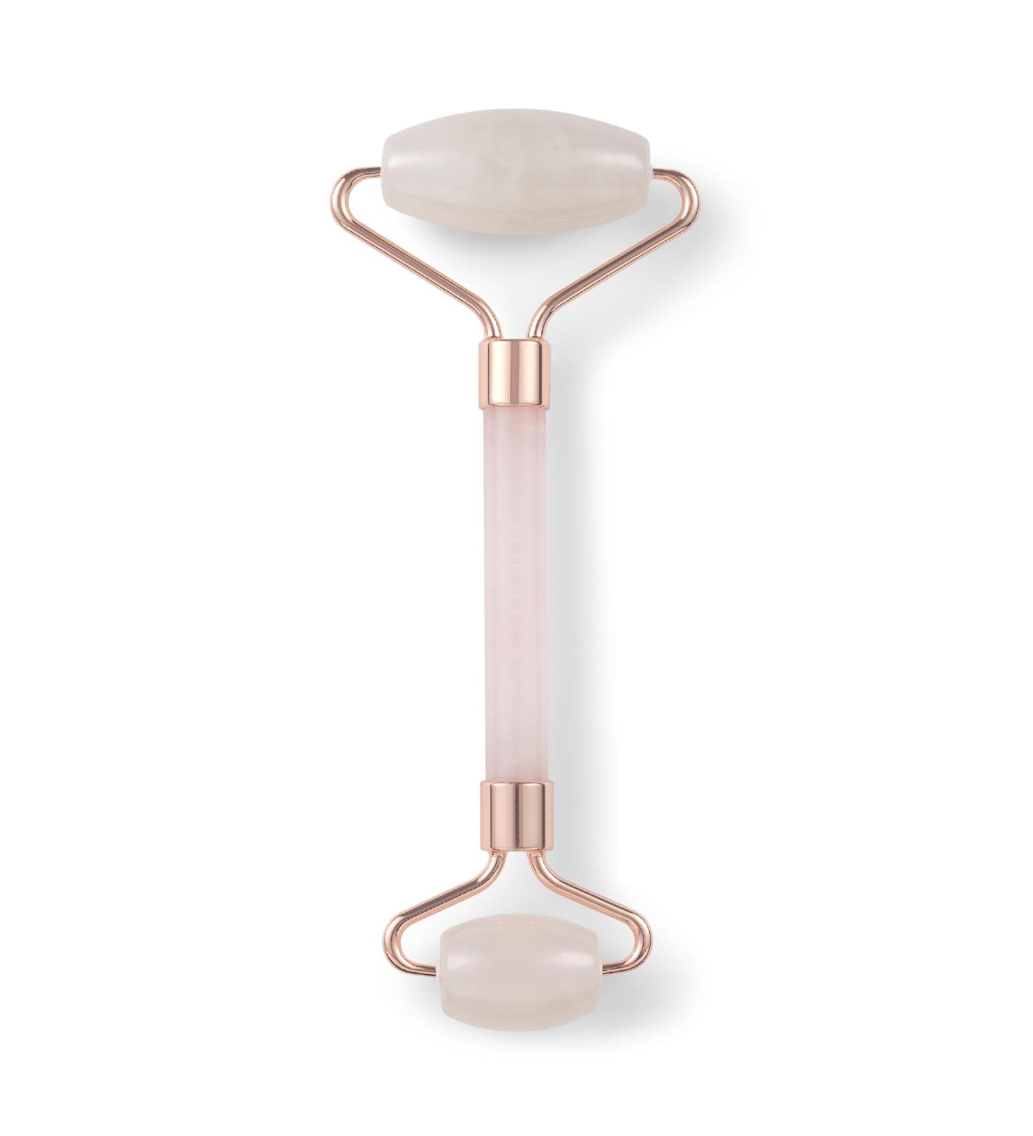 Zoe Ayla Rose Quartz Facial Roller - Essential Skin Care Tool for Women | Boost Blood Circulation & Improve Skin Tone | Perfect with Serum & Moisturizer - Buy Online on GoSupps.com