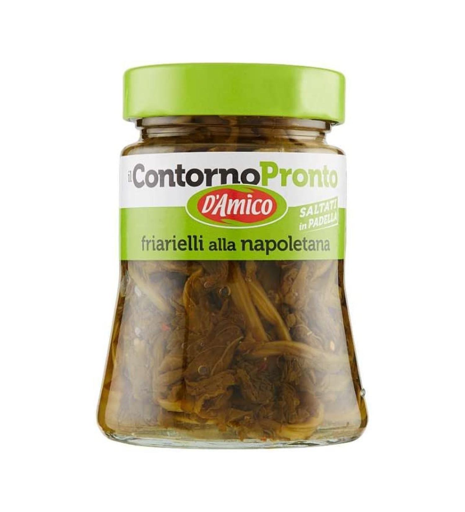 D'Amico DAmico Il Contorno Pronto Friarielli Alla Napoletana Napolitaanse broccoli 290 g - Buy Online on GoSupps.com