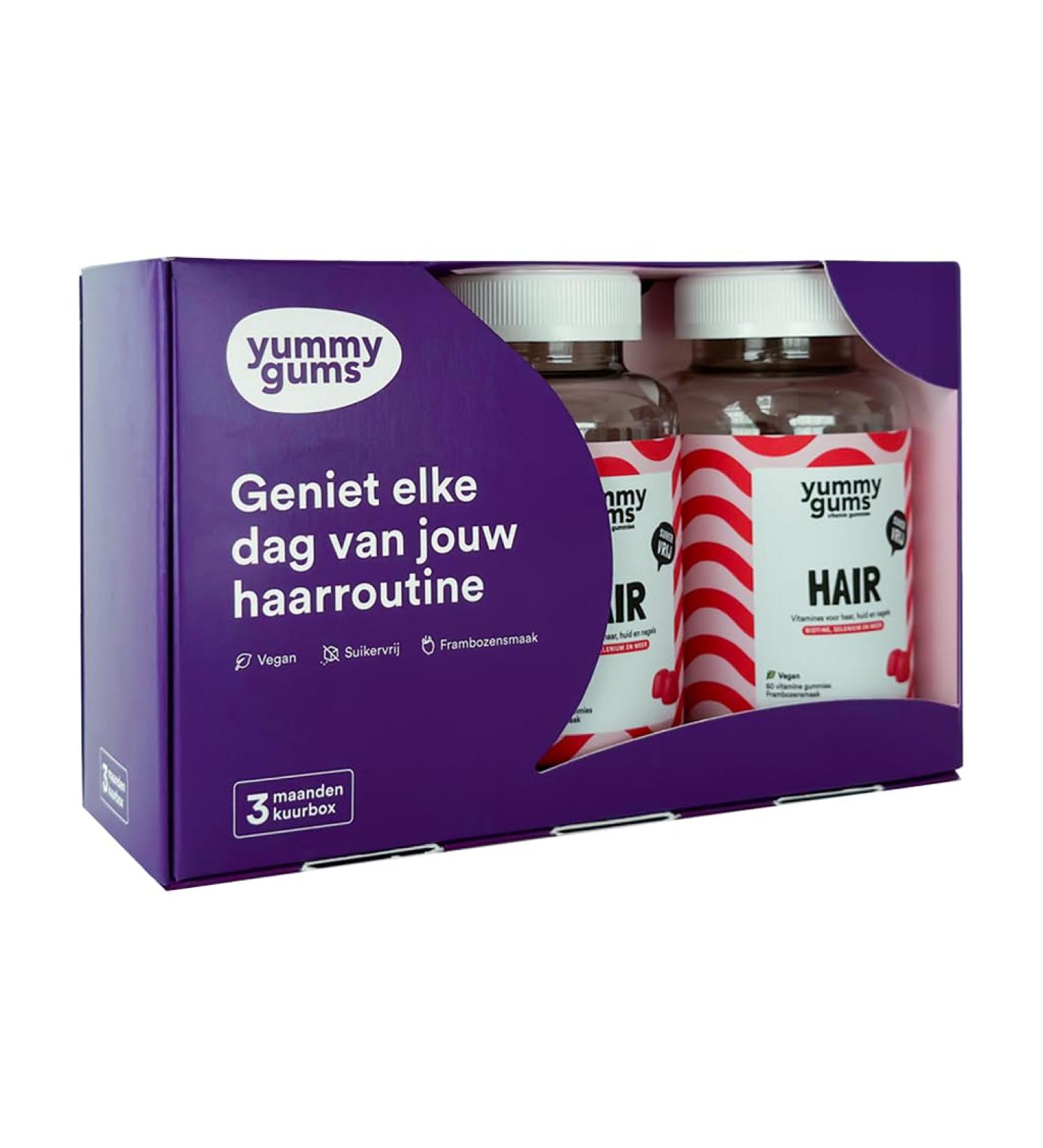 Yummygums Hair Gummies 180 Gummies - Buy Online on GoSupps.com