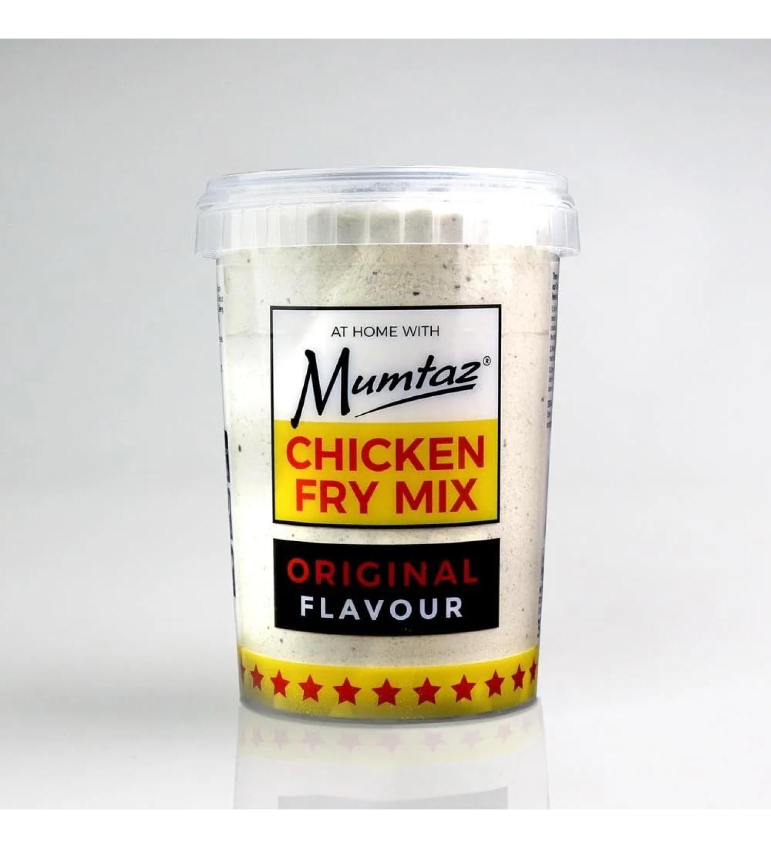 Mumtaz ORIGINAL Chicken Fry Coating Mix 375g - Reusable Resealable & Stacking Friendly Container - Buy Online on GoSupps.com