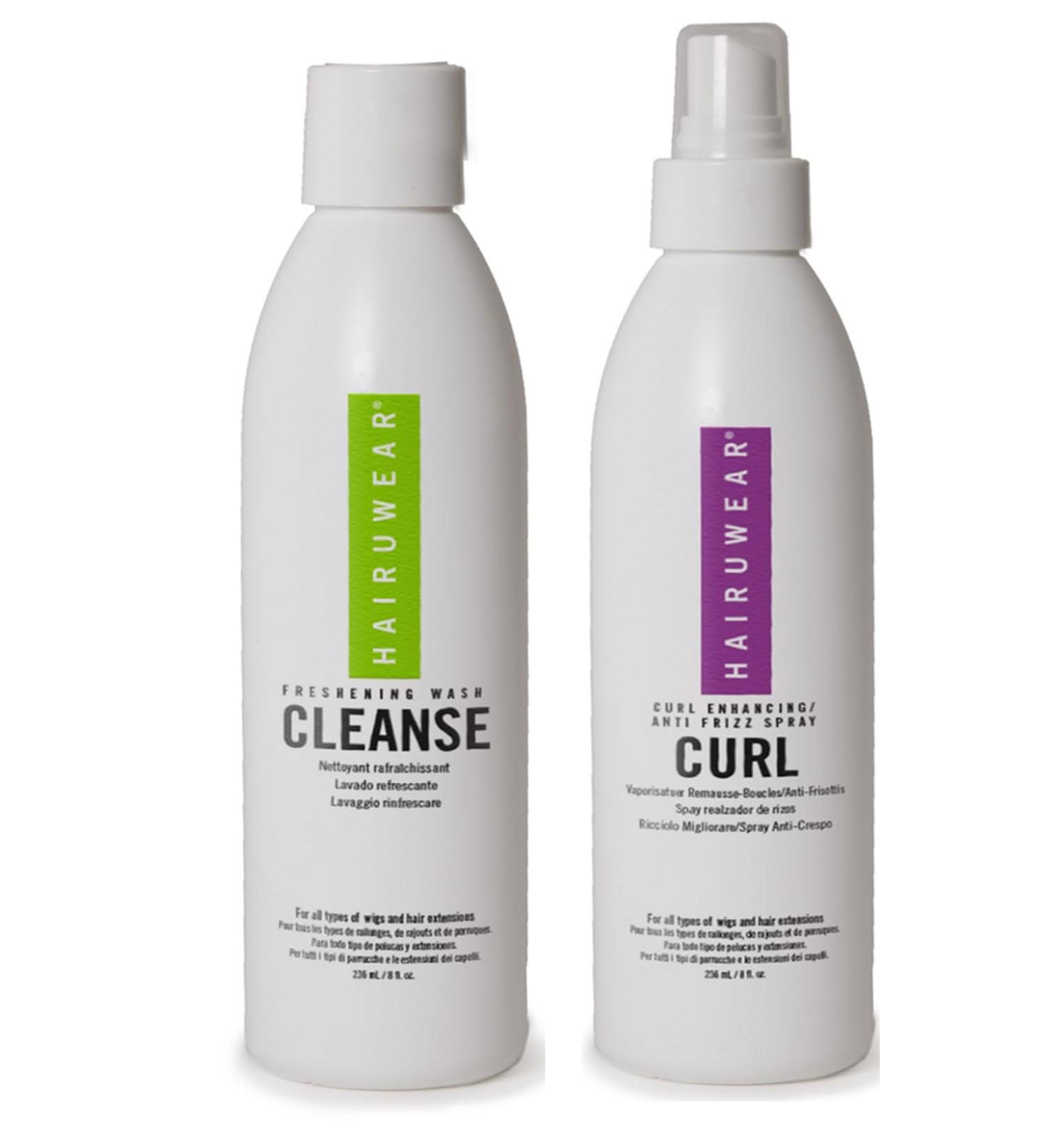 Wig Care Shampoo & Conditioner Kits - 8oz Cleanse Restore Curl Control | Wide Tooth Comb & Wig Stand Included - Buy Online on GoSupps.com