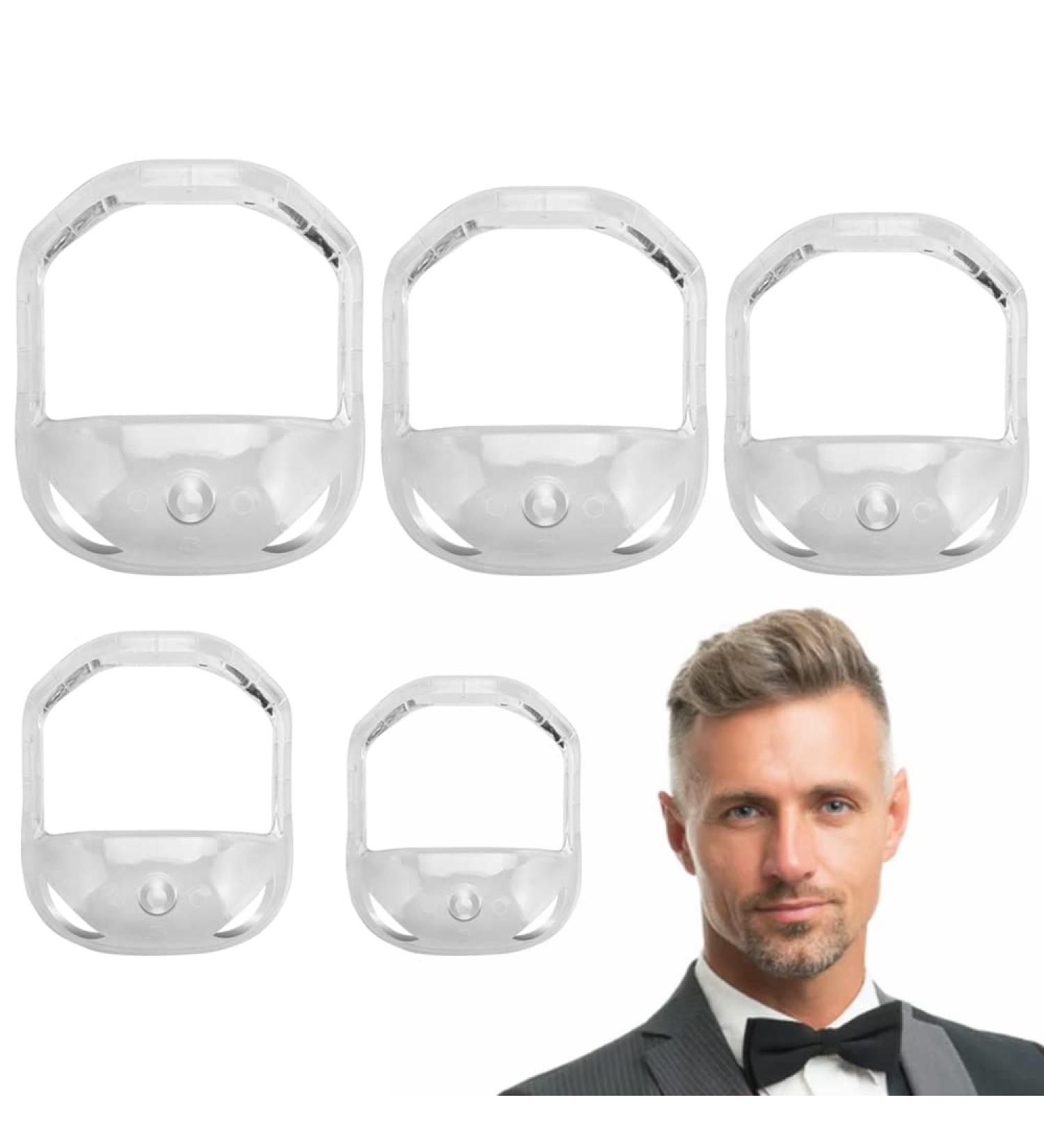 Speeate 5-Piece Bartformer Set - Transparent Bart Shaping Tool & Razor Template for Perfect Styling | Shop Men's Grooming - Buy Online on GoSupps.com