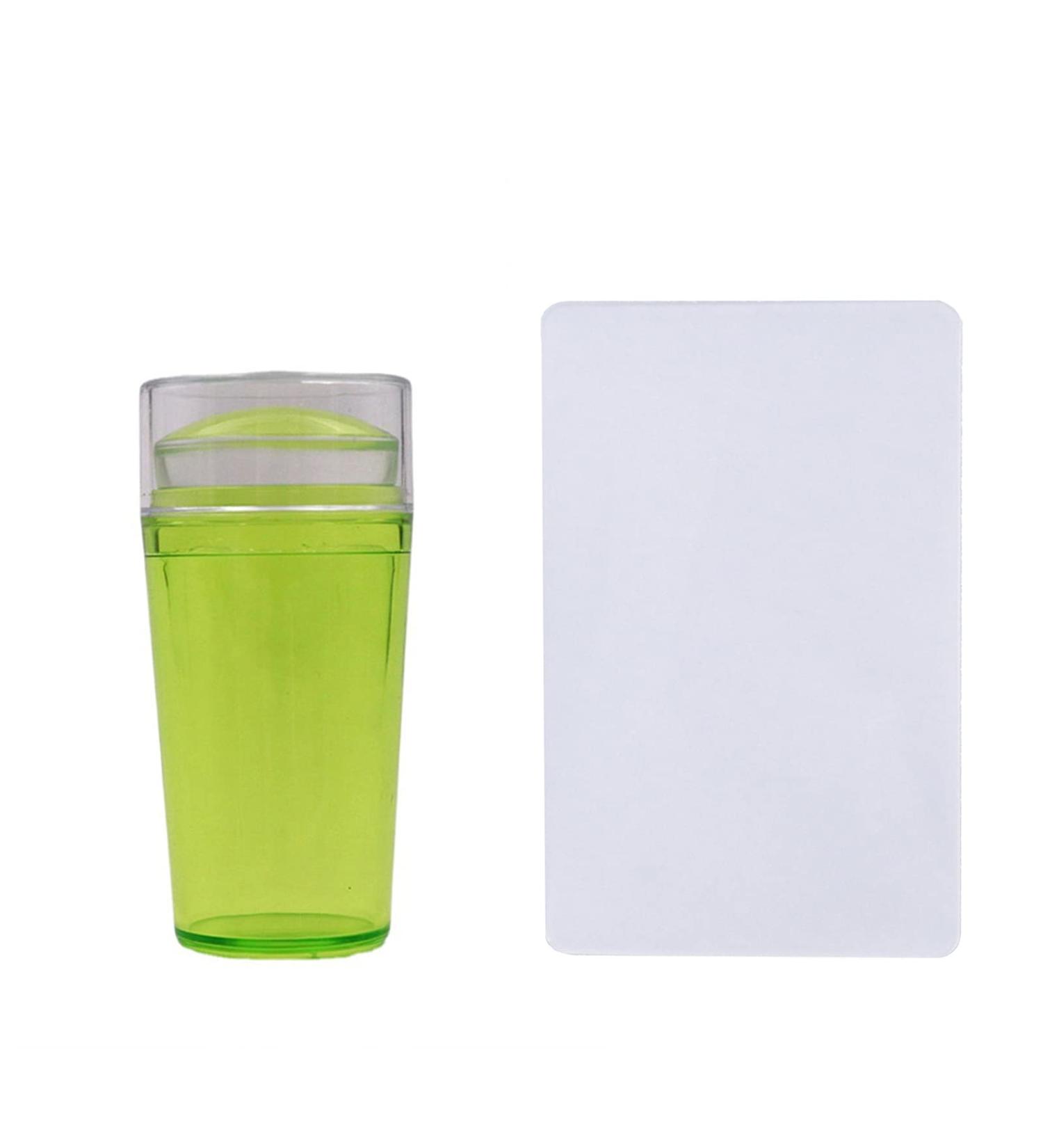 Benoon Fluorescent Green Nail Art Stamp Tool - Single Head Silicone Stamper for Perfect Manicure - Buy Online on GoSupps.com