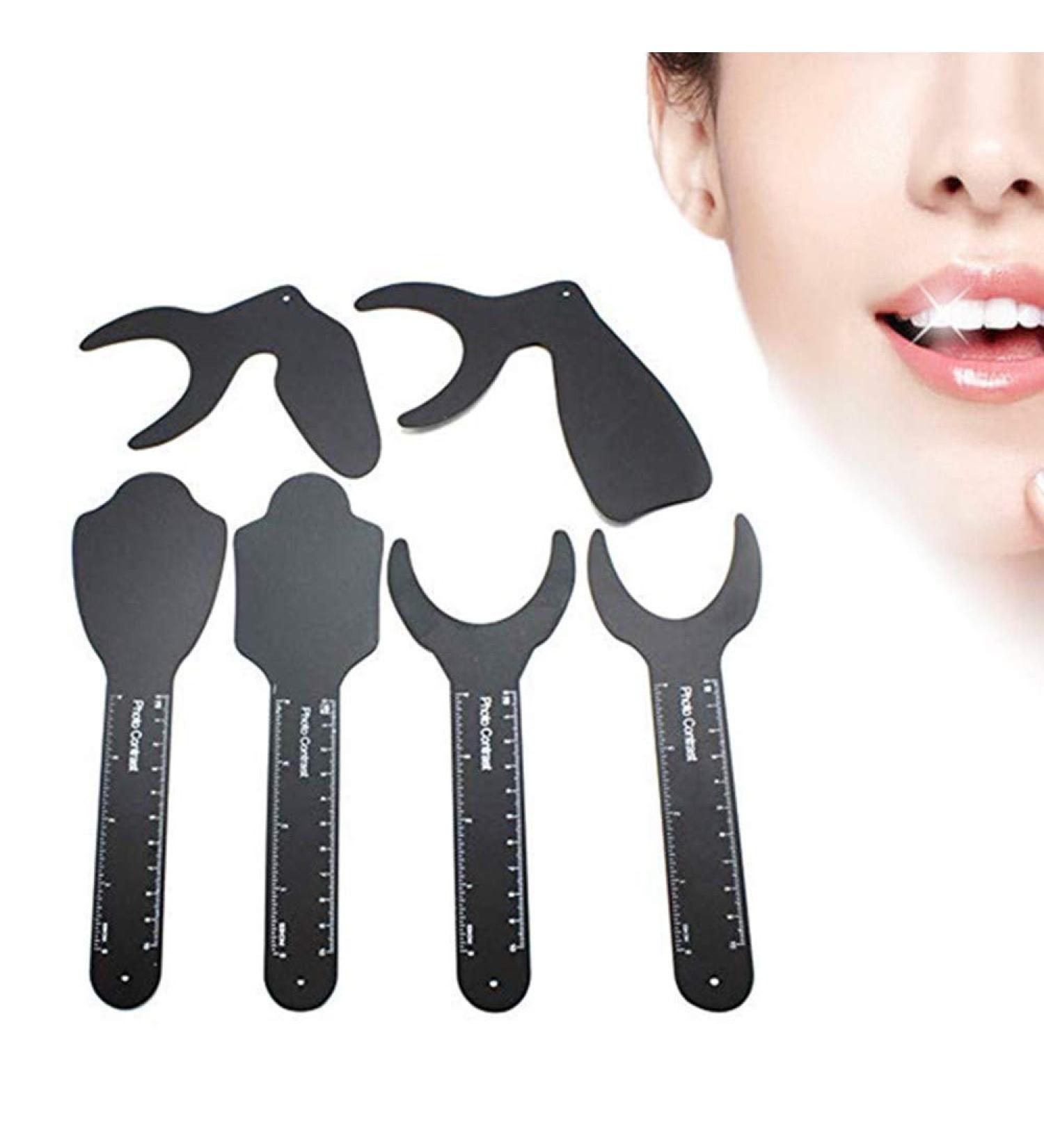 PROTECTOR 6 Pcs Dental Contraster Intraoral Photographic Dental Black Background Board Dental Photo Contrast Kit - Buy Online on GoSupps.com