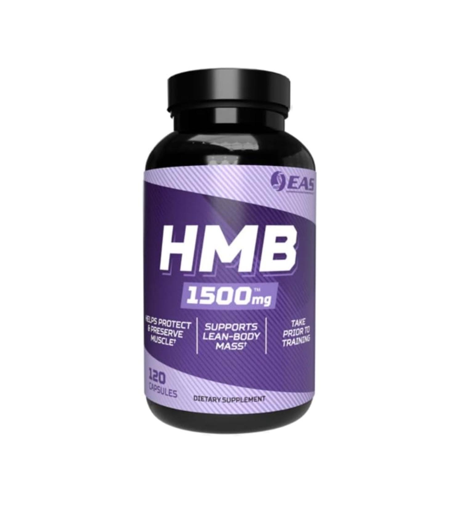 HMB 1500mg Capsules | Beta-Hydroxy Beta-Methylbutyrate for Lean Muscle Support | Enhanced Recovery & Muscle Repair | 120 Count - Buy Online on GoSupps.com