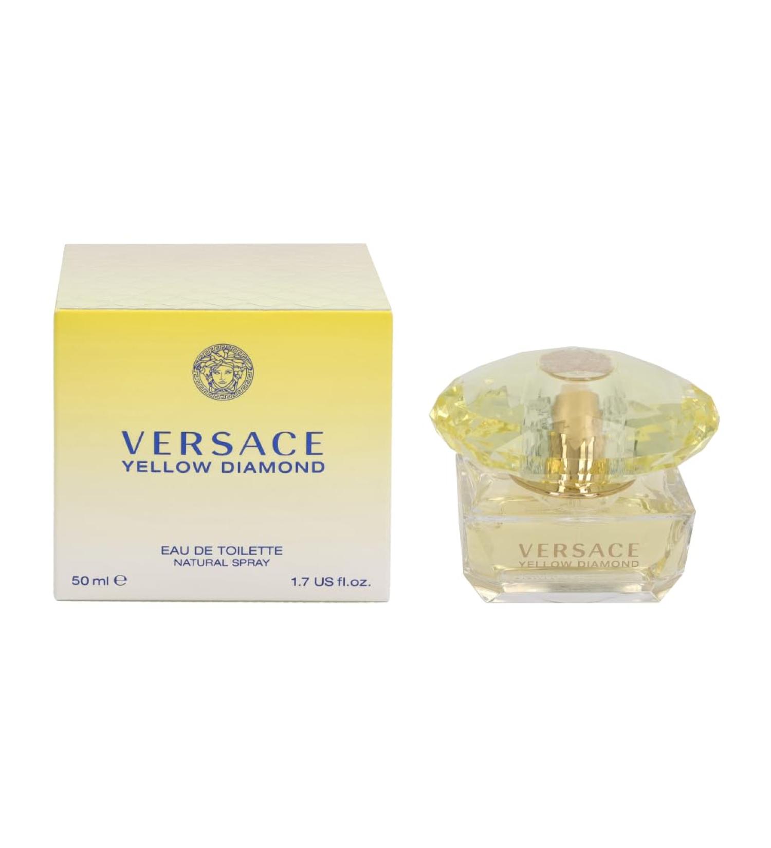 Versace Yellow Diamond Eau De Toilette Spray for Women 1.7 Fl Oz - Buy Online on GoSupps.com