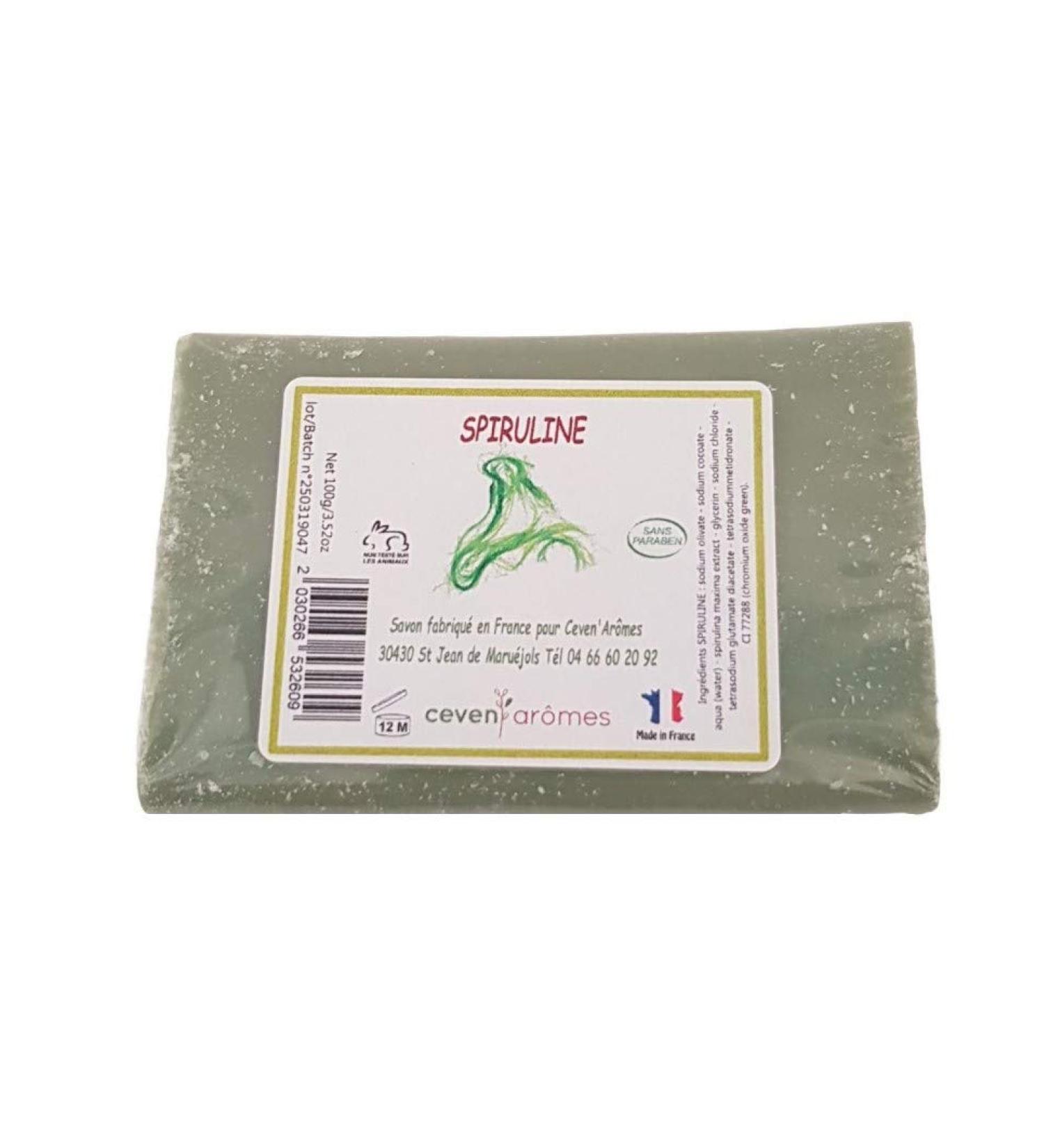 Spirulina soap 100 gr anti-aging - Buy Online on GoSupps.com