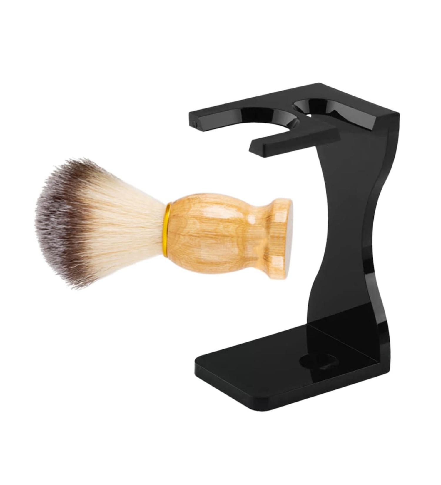 Minkissy Men's Grooming Set 3-Piece Razorset & Face Salon Brushes | Black Suit Beauty Essentials - Buy Online on GoSupps.com