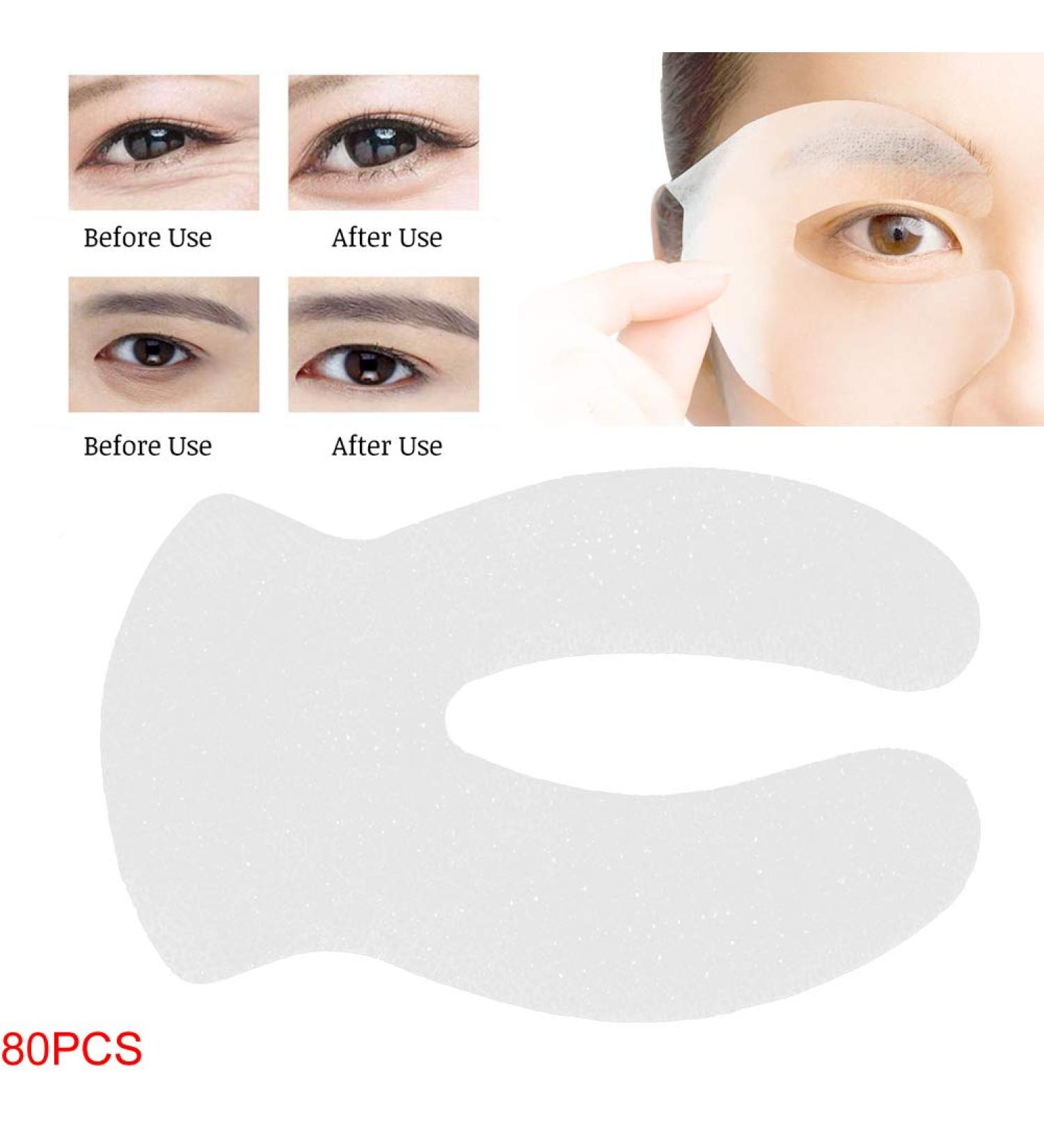 80pcs Disposable Ultra-thin Eye Mask Paper for DIY Eye Care - Shop Now - Buy Online on GoSupps.com
