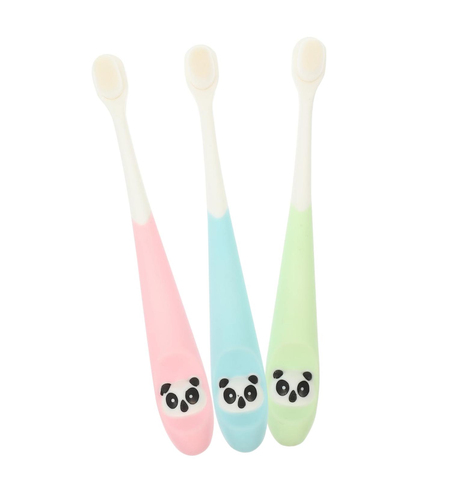 Iwowhero 3ST Ergonomic Travel Toothbrush for Kids | Ideal Daily Use for Girls - Durable & Compact Design - Buy Online on GoSupps.com