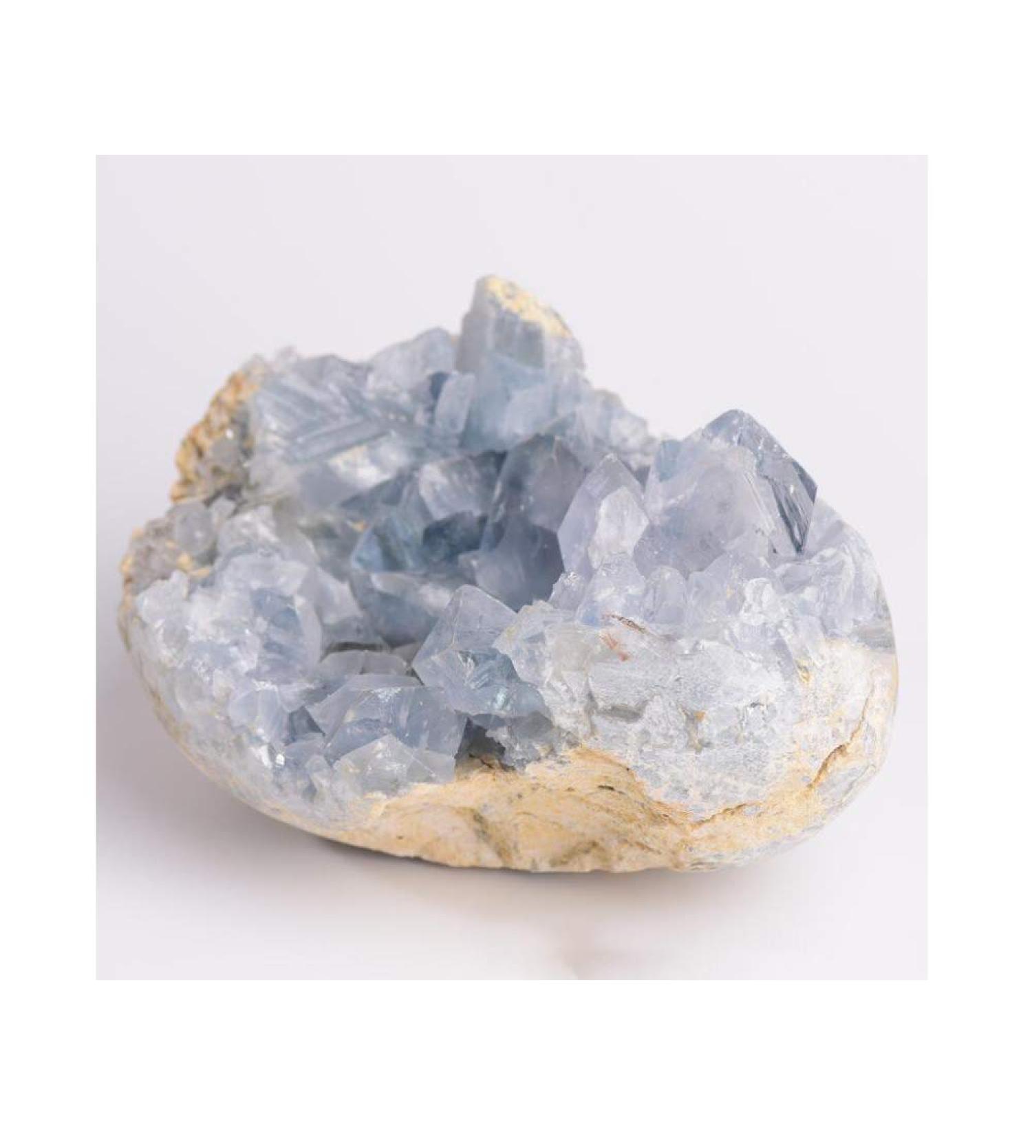 Natural Crystal Rough Natural Blue Celestite Cluster Geode Specimen Rock Gem for Home Decoration 1PC 500grams - Buy Online on GoSupps.com