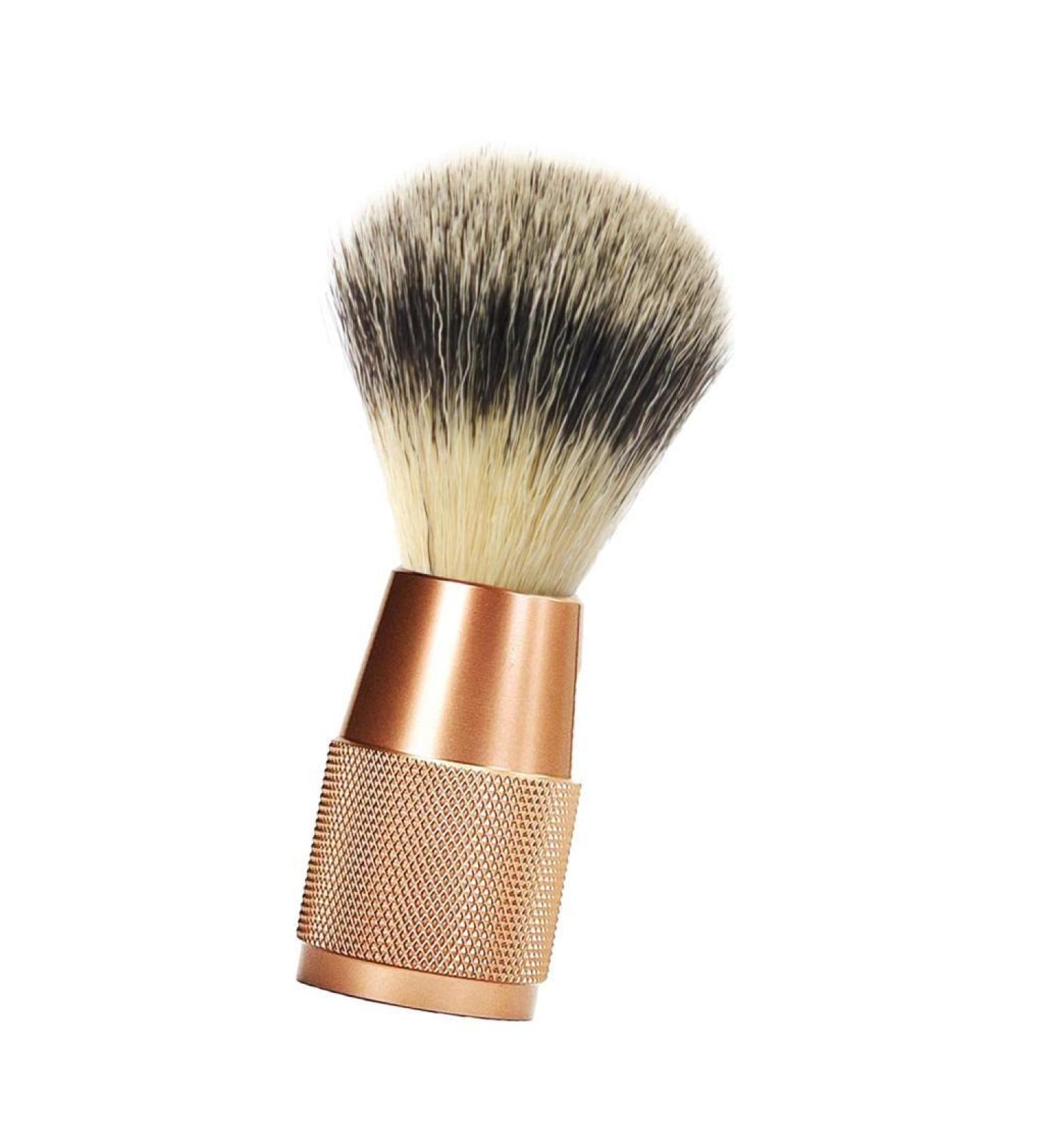 Fenteer 4.3 inch Metal Handle Shaving Brush for Men - Perfect Gift for Father or Husband - Comfortable Facial Hair Grooming - Buy Online on GoSupps.com