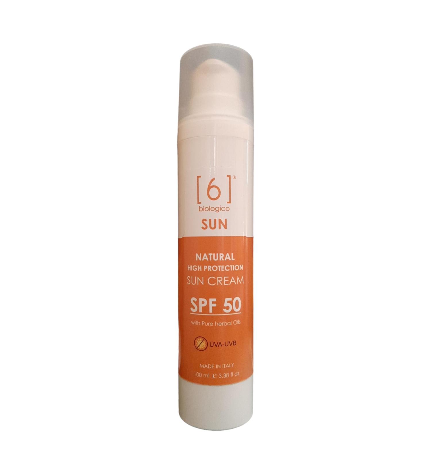 6biologico Sunscreen with organic ingredients high natural protection SPF50 100 ml - Buy Online on GoSupps.com