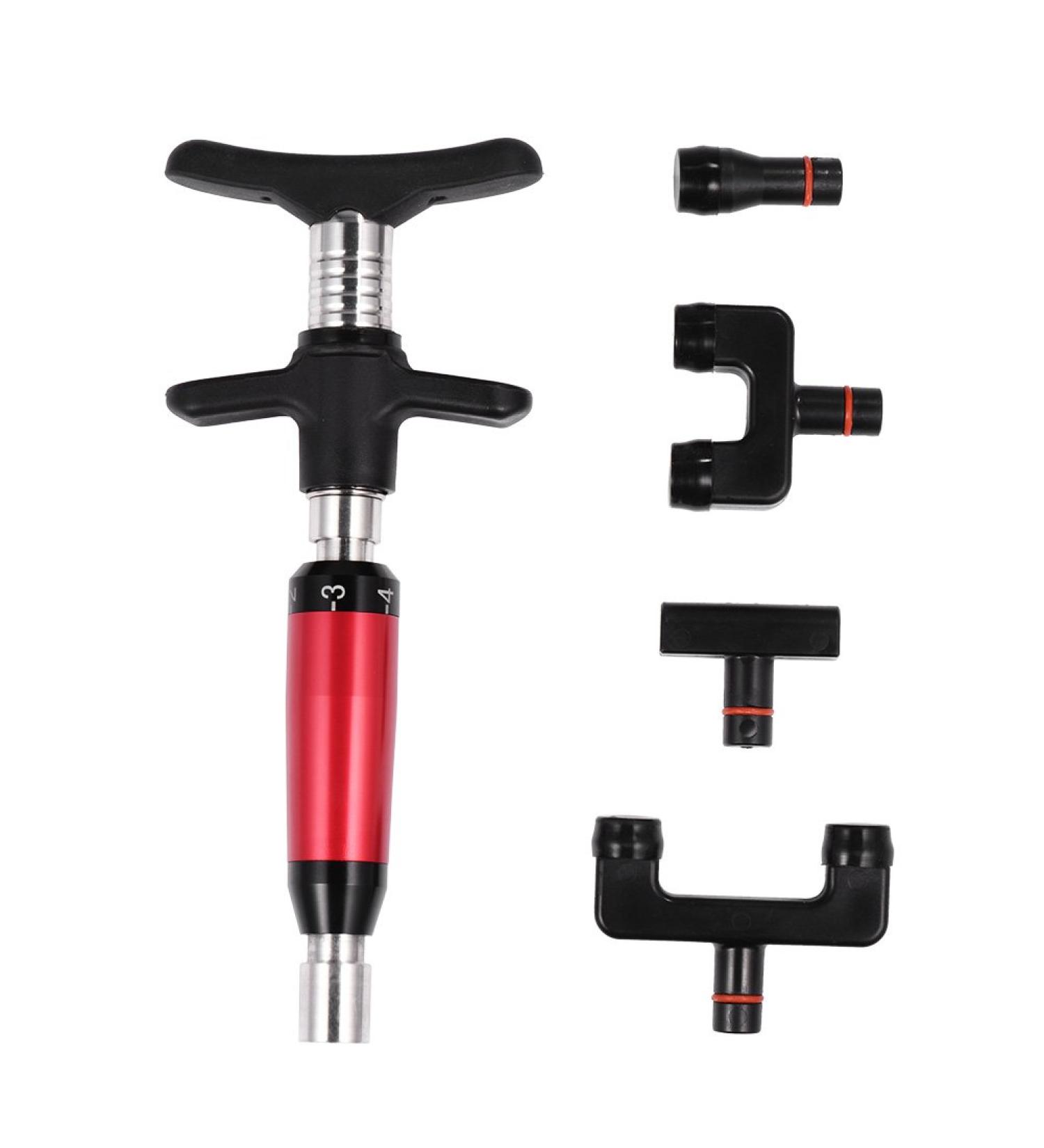 Manual Chiropractor - Stainless Steel Spine Massage Device with 4 Repeatable Heads for Effective Adjustment - Buy Online on GoSupps.com