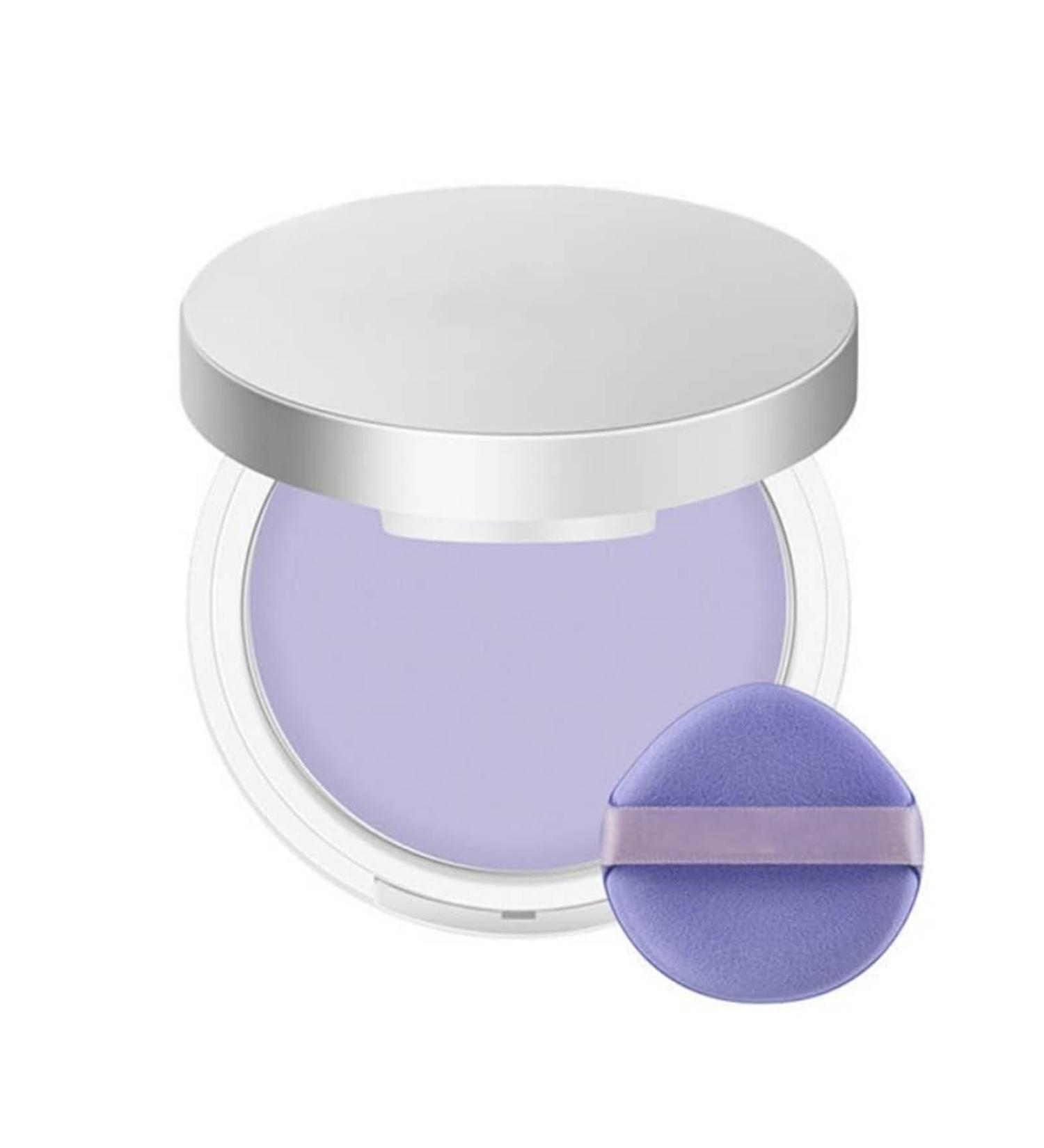 Lavender Matte Powder Lavender Matte Powder Oil Control with Mini Powder Puff For Silky Blurring Oil Control Long-Lasting Makeup Creates Soft (B) - Buy Online on GoSupps.com