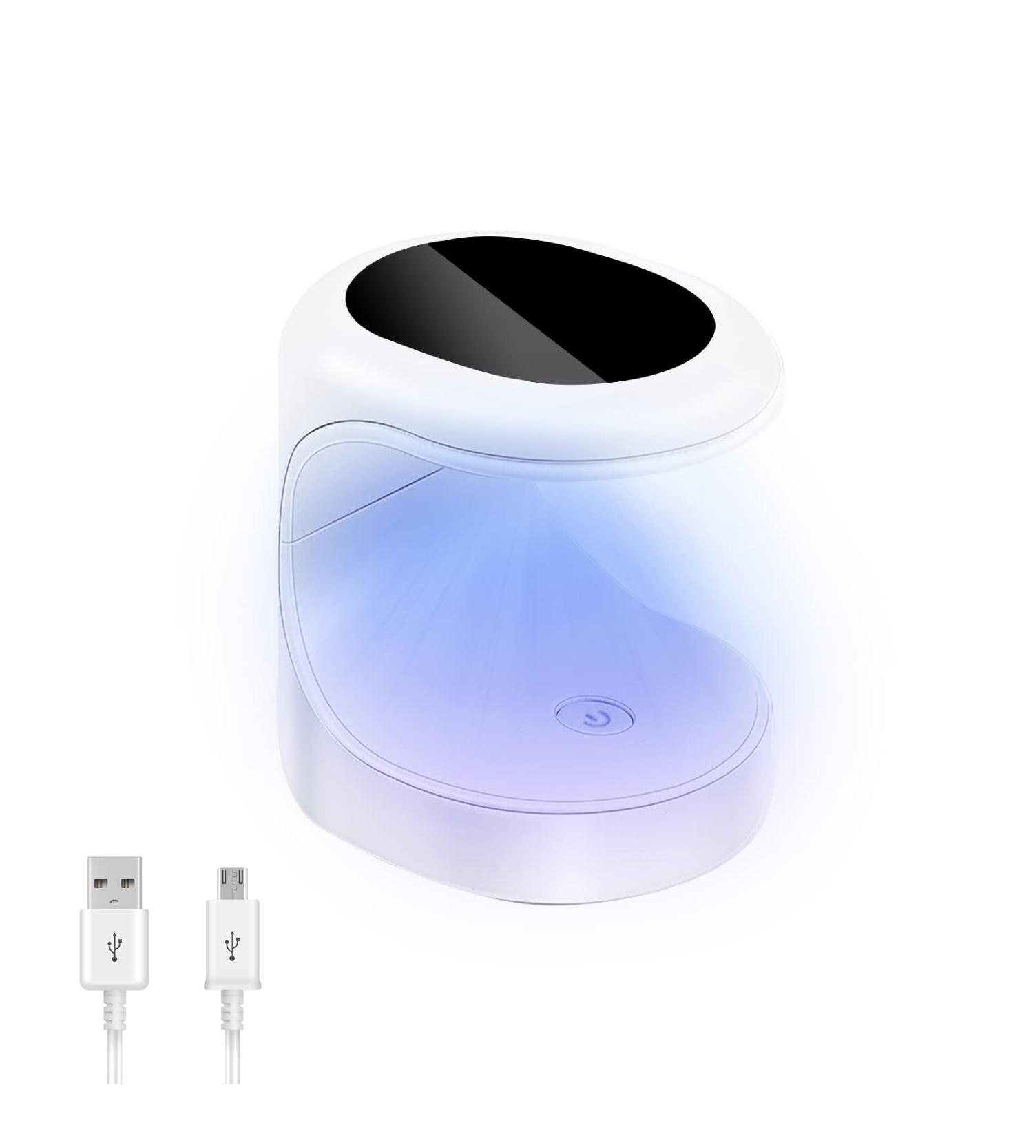 Mini LED UV Nail Dryer | Portable 16W USB Nail Lamp for Gel Nails & Manicure Tools - Black - Buy Online on GoSupps.com