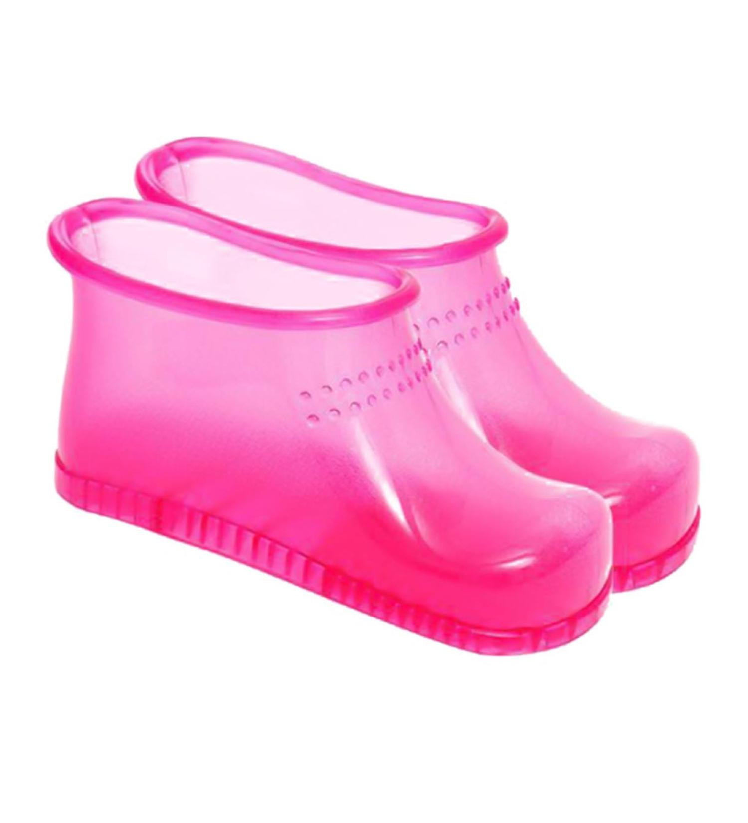 Healeved 1 Pair Foot Bath Shoes Creative Foot Soak Shoes Foot Bath Bucket Shoes Foot Washing Shoes Foot Bath Container Convenient Foot Soak Shoes Foot Soak Bucket Boots Foot Soaking Shoes 26.3x11cm Rosy - Buy Online on GoSupps.com