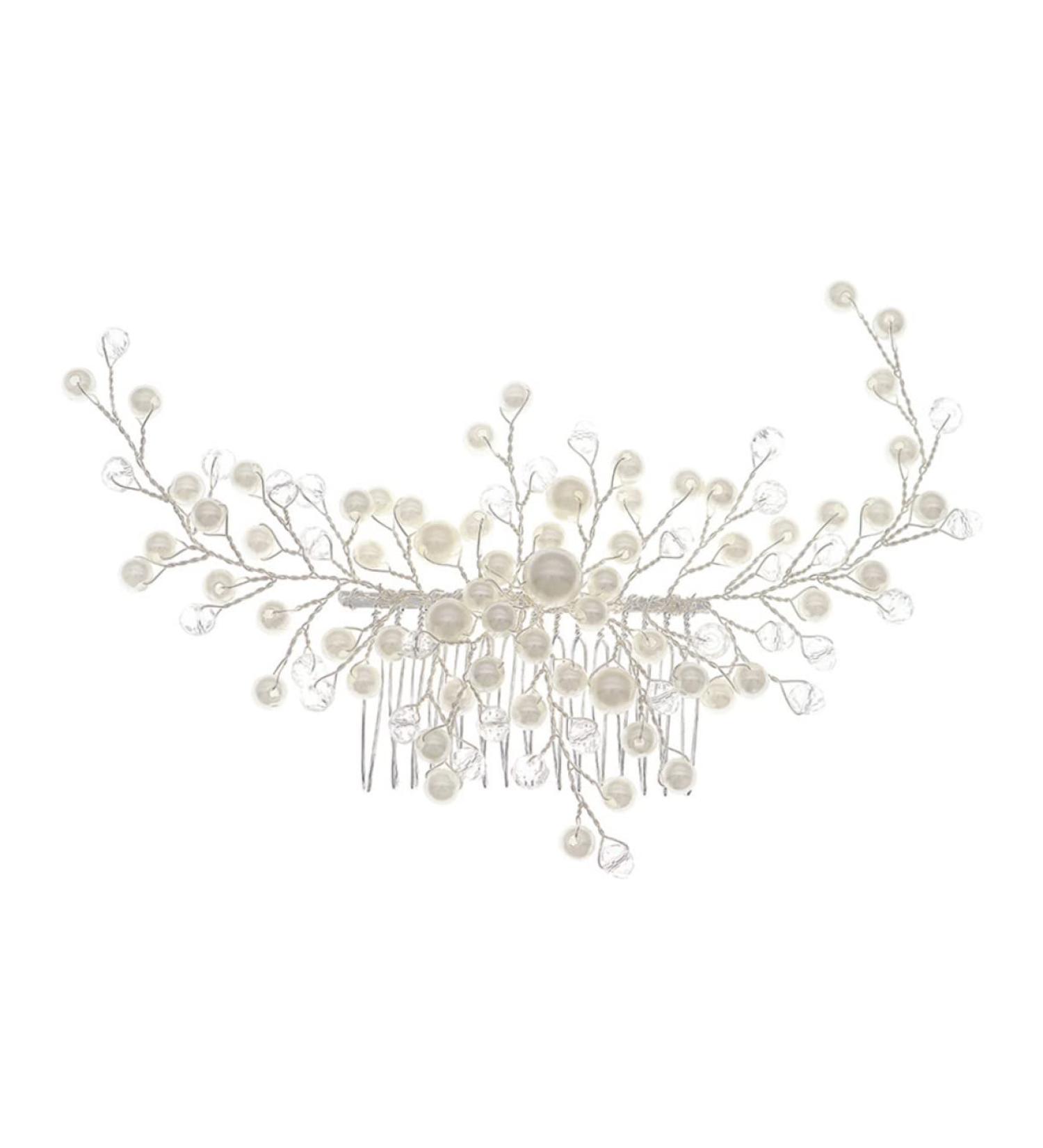 Mikinona 1 PC Hair Comb Exquisite Headwear Alloy Hair Decor Hair Accessory Handmade Hair Decor Fashion Hairpin - Buy Online on GoSupps.com