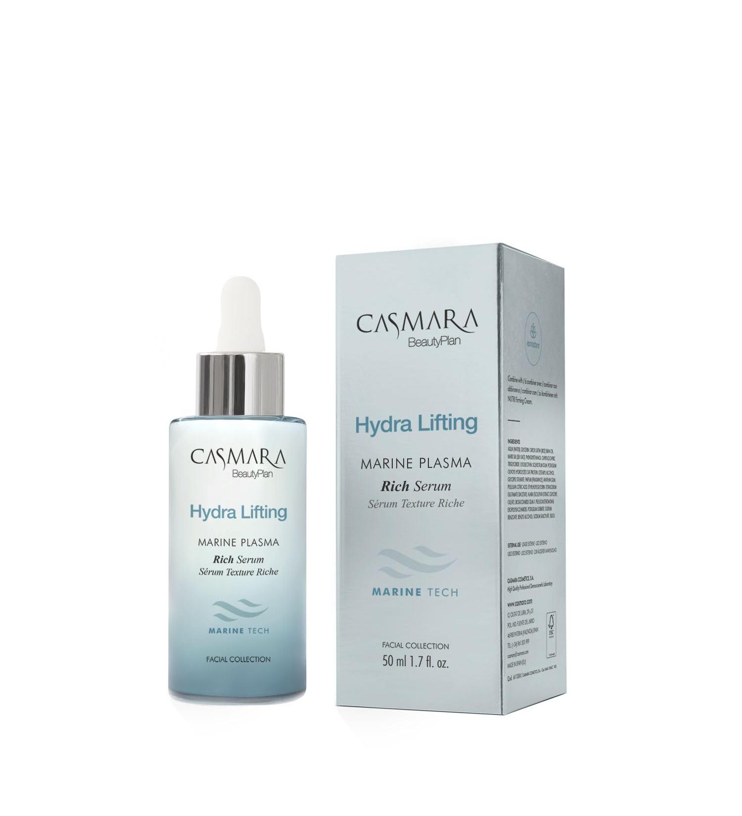 Casmara Casmara HYDRA LIFTING MARINE PLASMA RICH Nourishing and hydrating face serum with lifting and anti-aging effect 50 ml for dry or extra dry skin