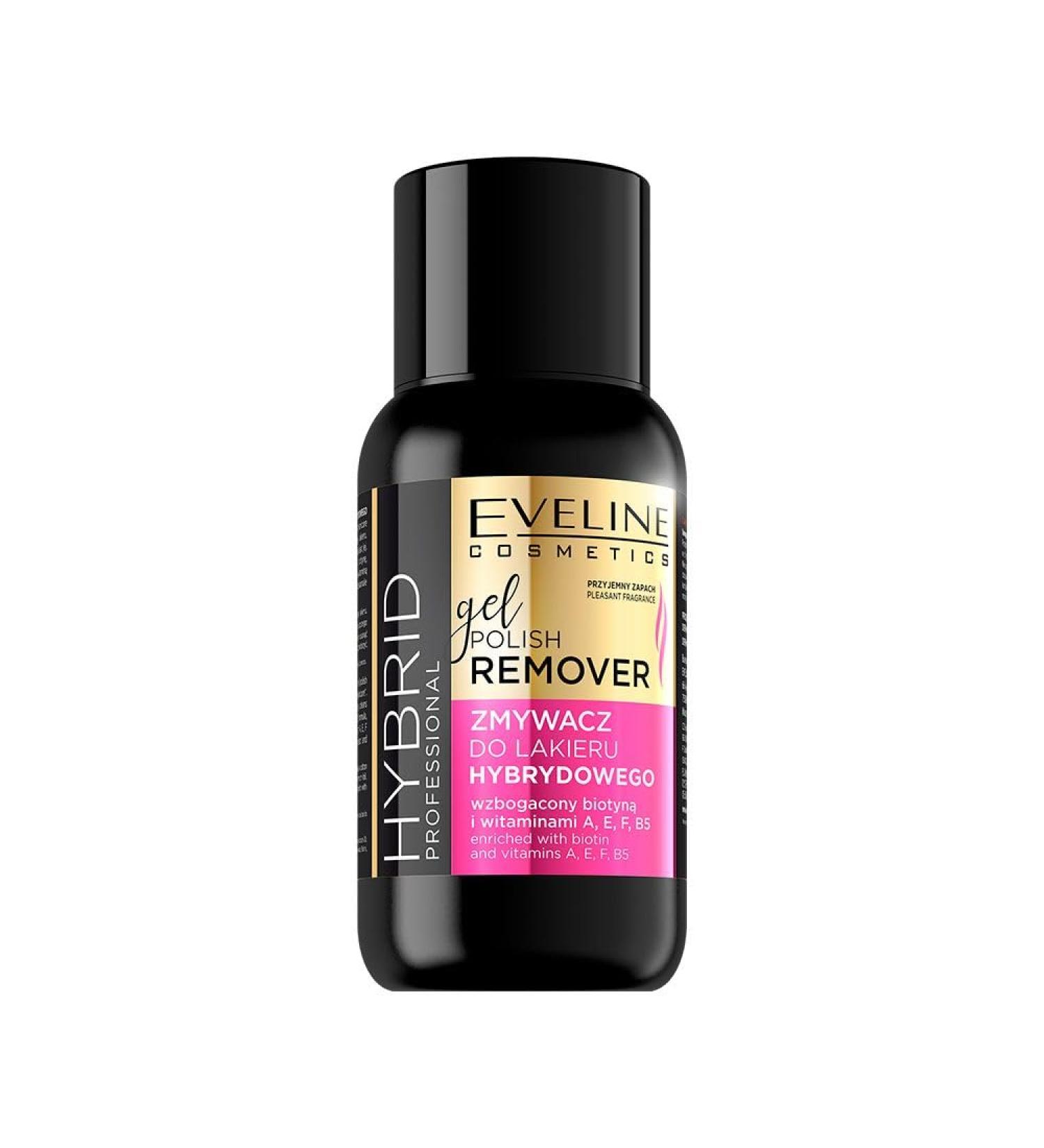 Eveline Gel Polish Remover Hybrid Professional with Biotin and Vitamin A 150 ml