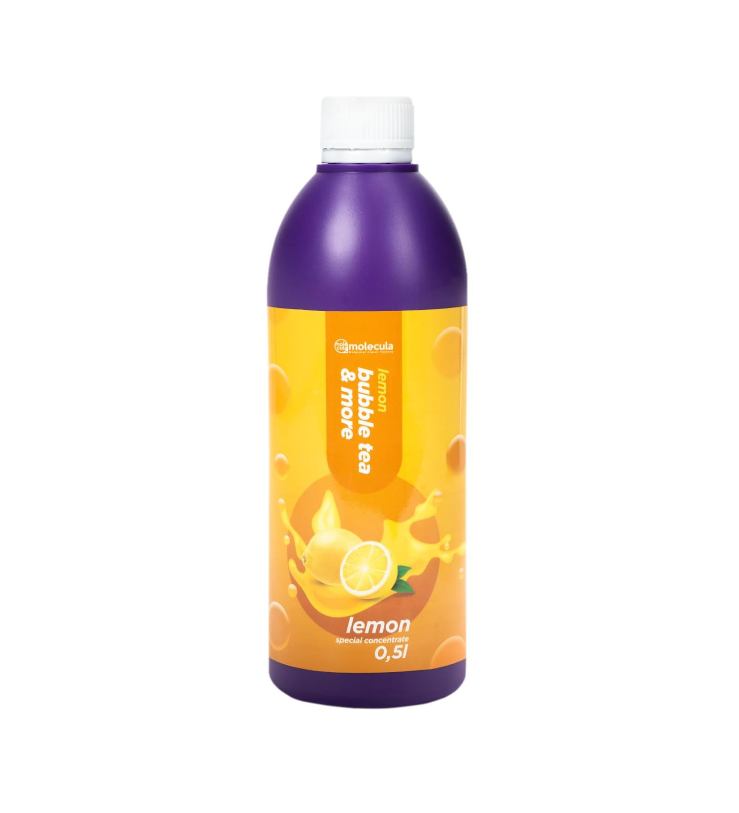 Sirup for bubble tea 0.5 l lemon |Drinks Sirup concentrate 500 ml |100% vegan gluten -free without artificial dyes |Fruit syrup for bubbletea | beverage syrup |For desserts |Lemon 500g