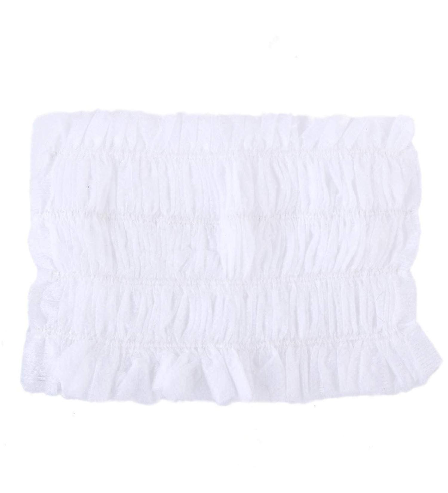 LATRAT 100pcs Disposable Nonwoven Hair Bands | Elastic Hair Accessories for Spa Salon & Makeup - Buy Online on GoSupps.com