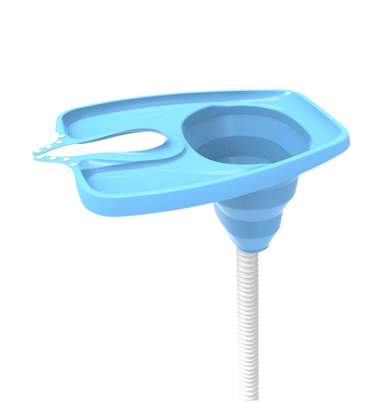 Inflatable Hair Wash Basin for Elderly & Disabled - Foldable Portable Shampoo Solution with Hose & Earplugs - Buy Online on GoSupps.com