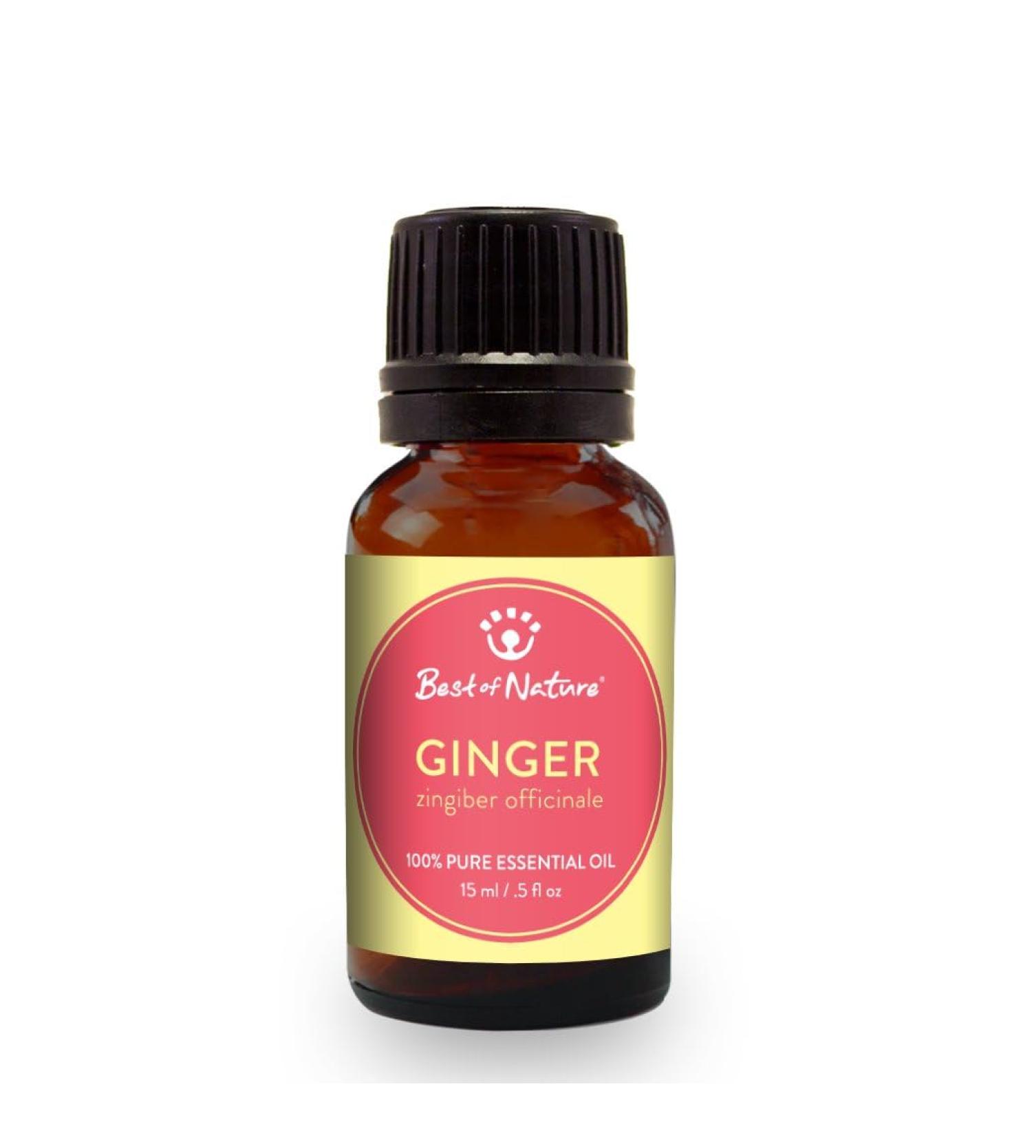 Best of Nature 100% Pure Ginger Essential Oil (0.5 oz)