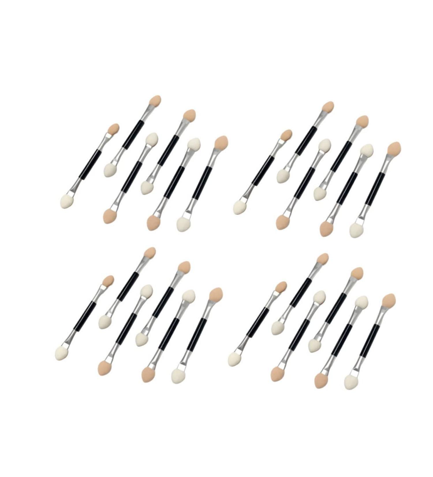 DOITOOL 30pcs Stick Tools Disposable Portable Lady Use Eyeshadow Shadow Tube Beauty Eye Double-headed Brush - Buy Online on GoSupps.com
