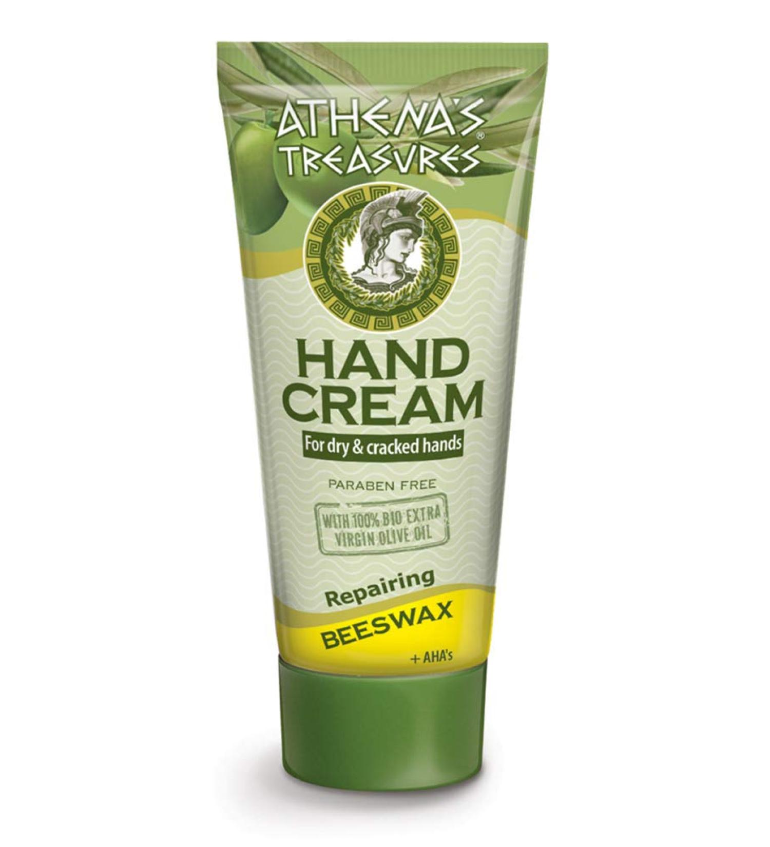 Pharmaid Athenas Treasures Hand Cream 60ml | Beeswax for Dry Hands & Chaps | Naturally Good - International Shipping Available - Buy Online on GoSupps.com