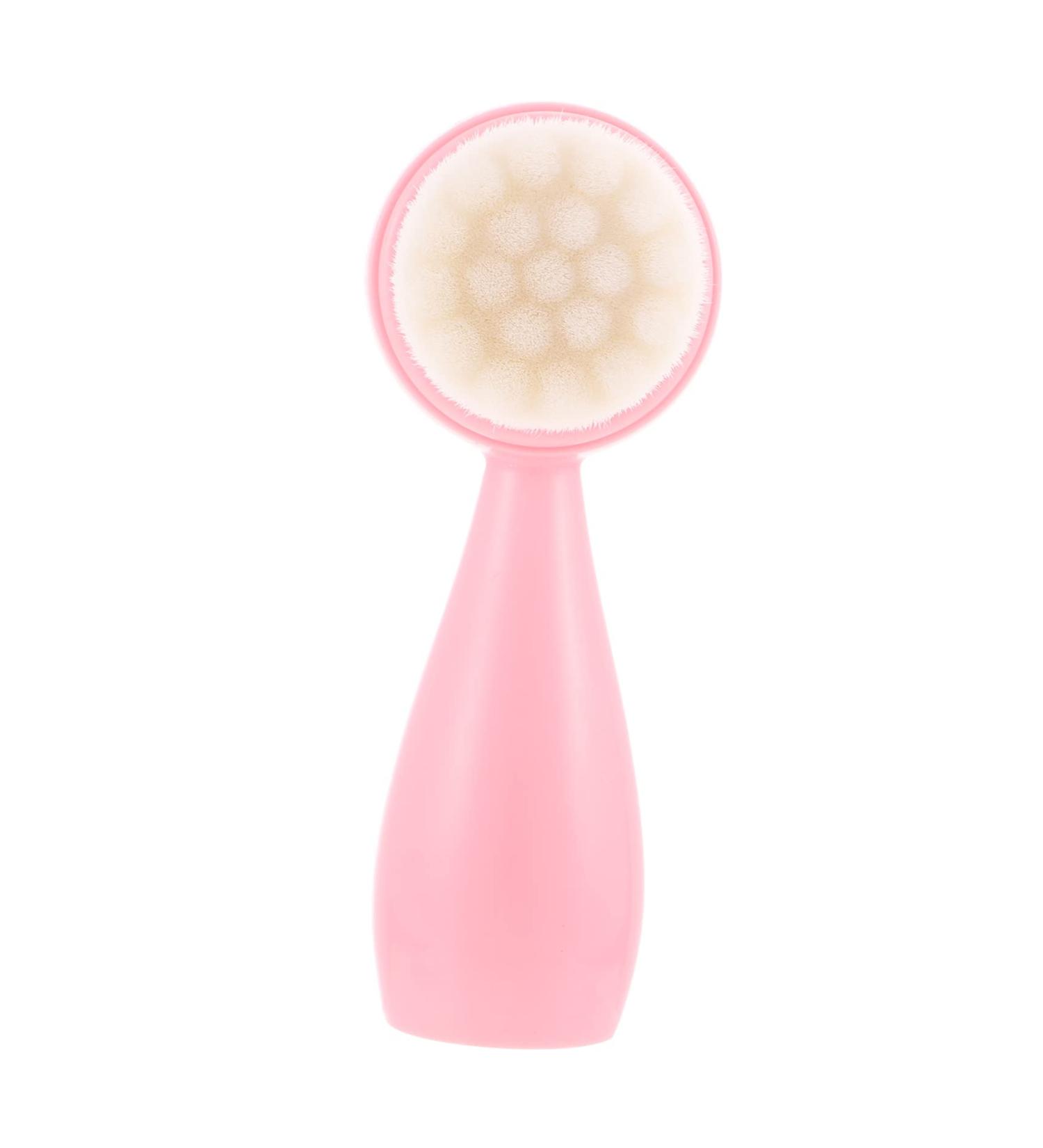 OHPHCALL Silicone Face Brush Hand Scrubber Face Spa Brush Face Cleansing Brush Handheld Face Brush Cleansing Facial Brush Deep Facial Cleaning Brush Silica Gel Portable Accessories Pink 12x4.5cm - Buy Online on GoSupps.com