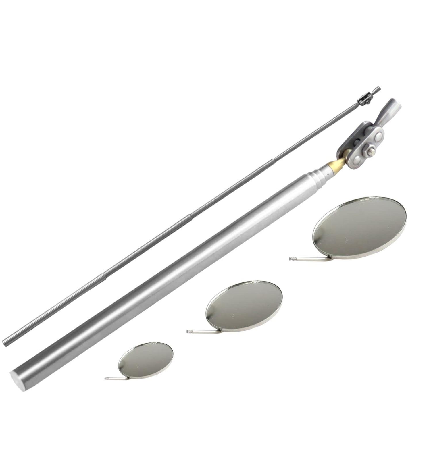 Dog Mouth Mirror Tartar Remover - Adjustable Stainless Steel Tooth Cleaner for Pets - Buy Online on GoSupps.com