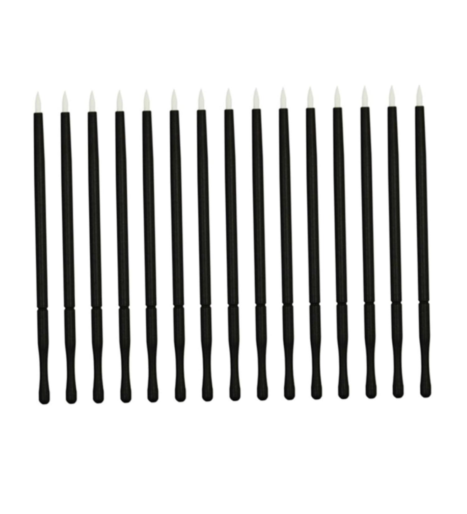 Housoutil 50pcs Makeup Eye Wands White Eye Makeup Tools Eyeliner Brush Disposable Liquid Eyeliner 10*0.5cm White - Buy Online on GoSupps.com