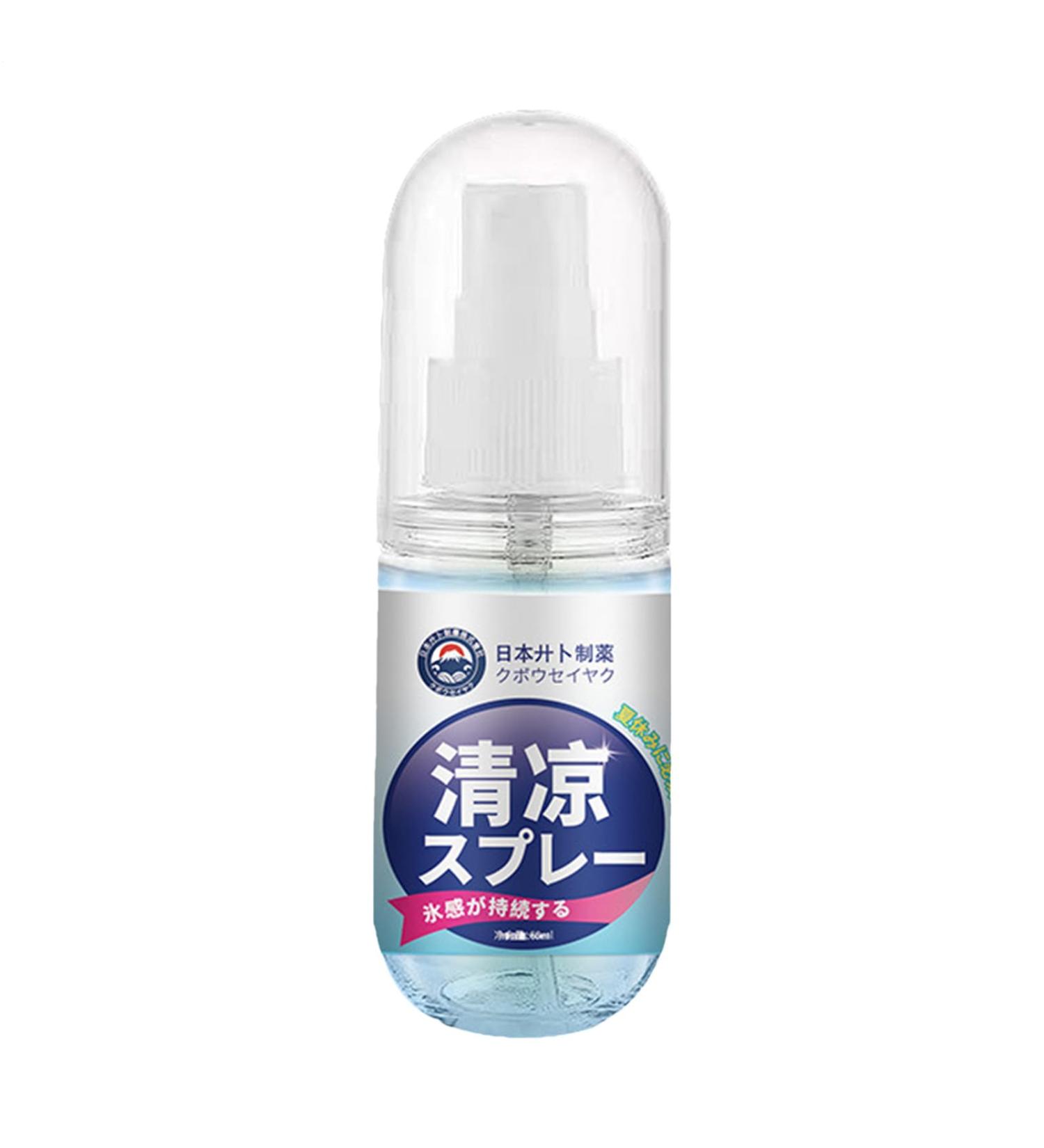 Refreshing Mist | Long-Lasting Cool Mist for Clothes 60ml Natural Heat-Reducing Products for Sports Gym and Travel in Hot Climates - Buy Online on GoSupps.com