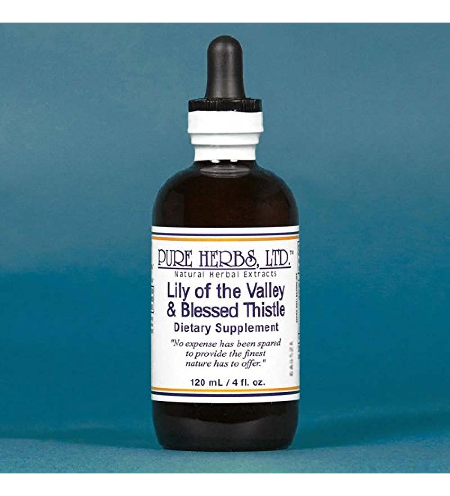 Pure Herbs Ltd. Lily of The Valley & Blessed Thistle (4 oz.)
